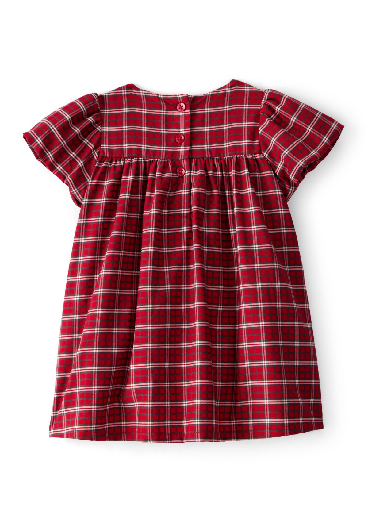 Baby Girls Plaid Printed Dress