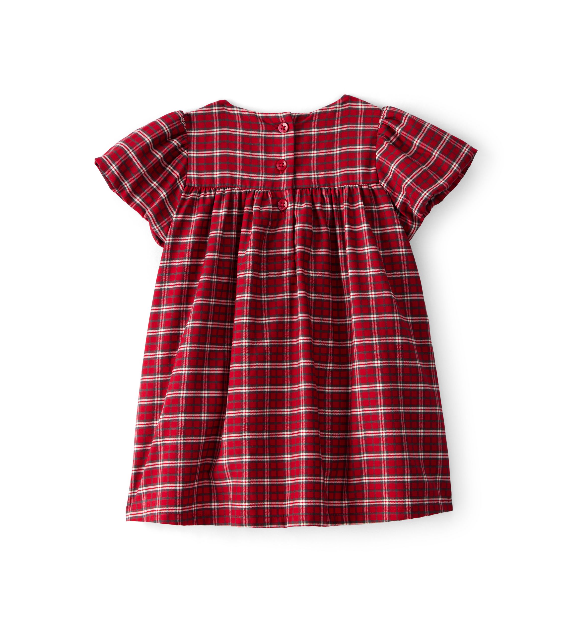 Baby Girls Plaid Printed Dress