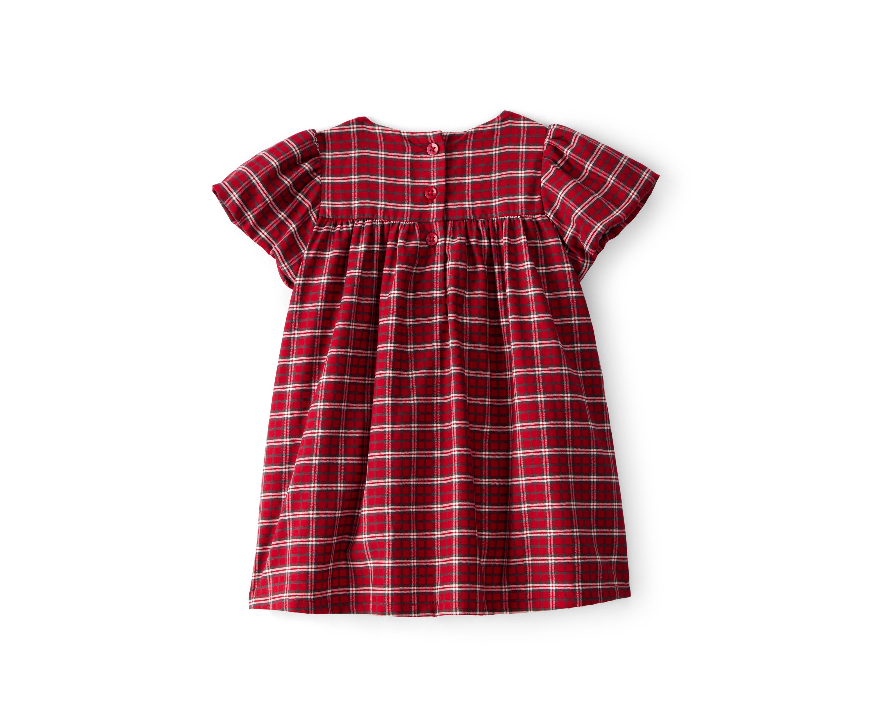 Baby Girls Plaid Printed Dress