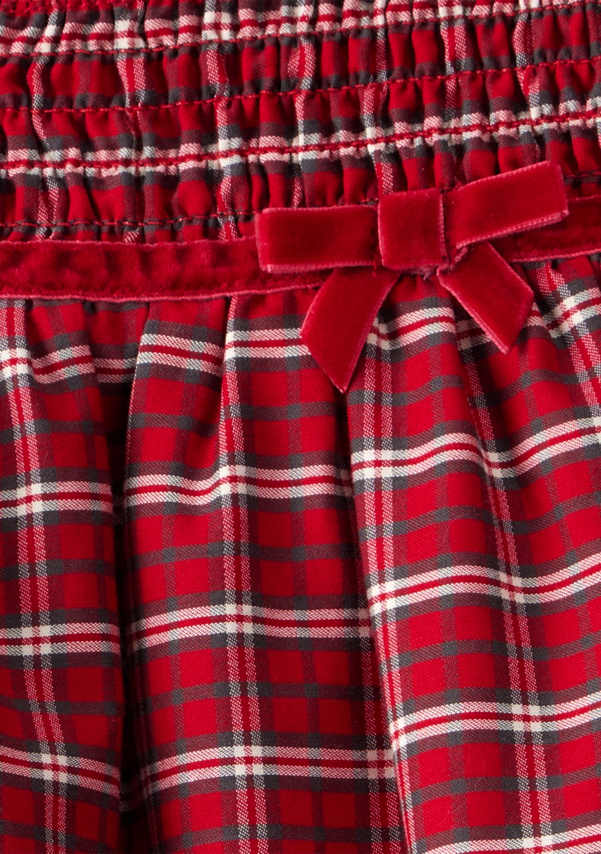 Baby Girls Plaid Printed Dress