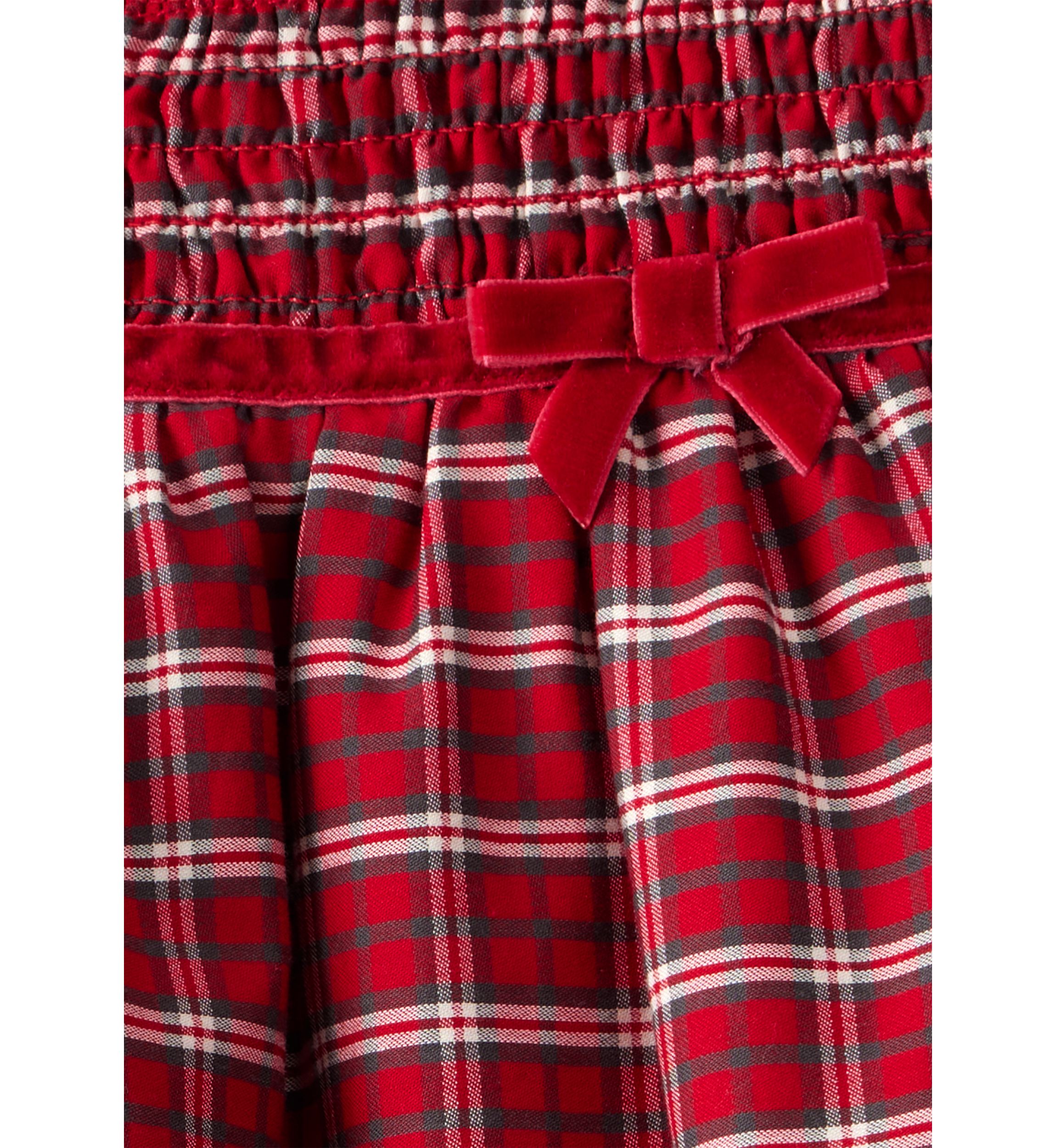 Baby Girls Plaid Printed Dress