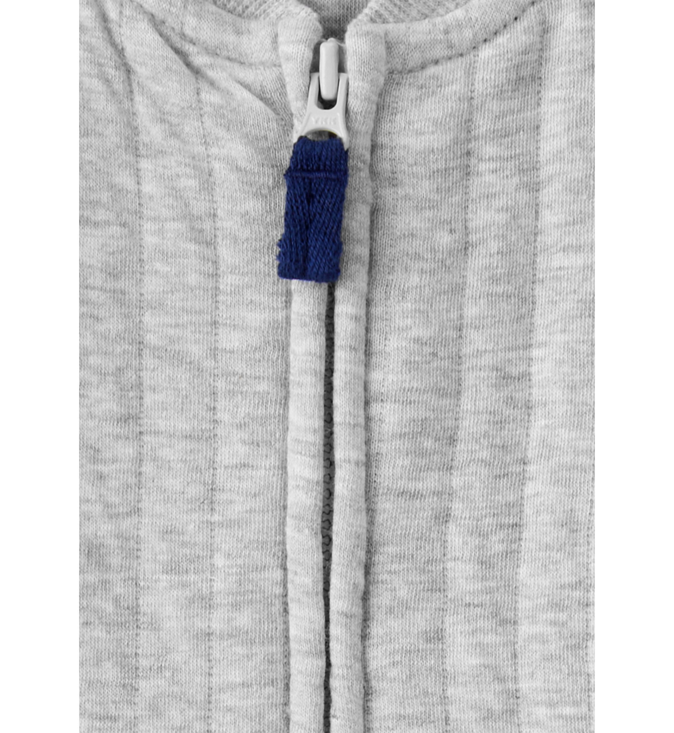 Baby Boys Quilted Zip Jumpsuit