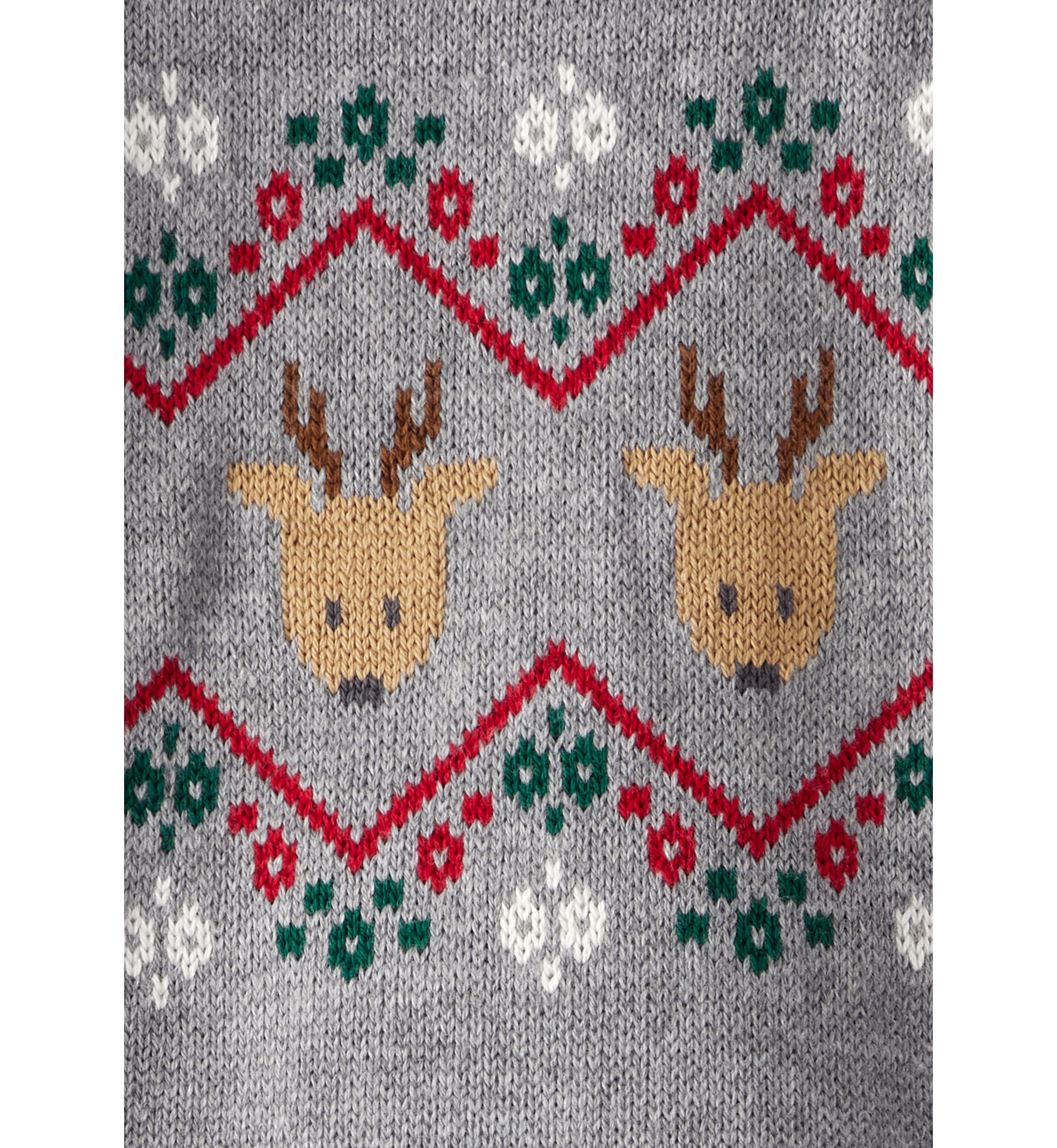 Baby Boys Fair Isle Printed Jumpsuit