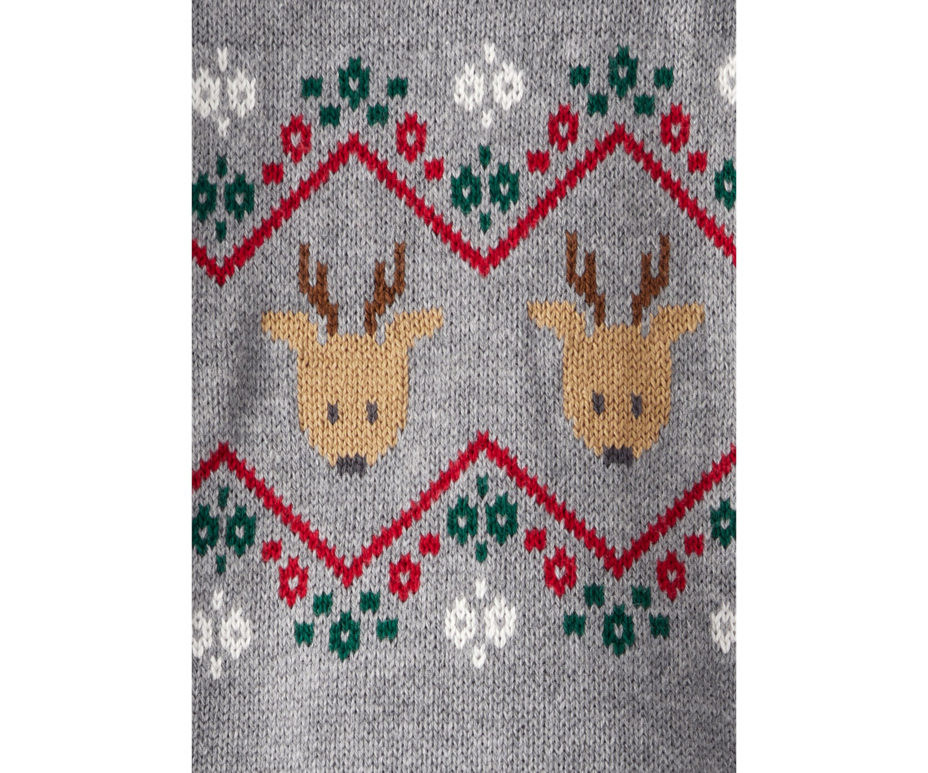 Baby Boys Fair Isle Printed Jumpsuit
