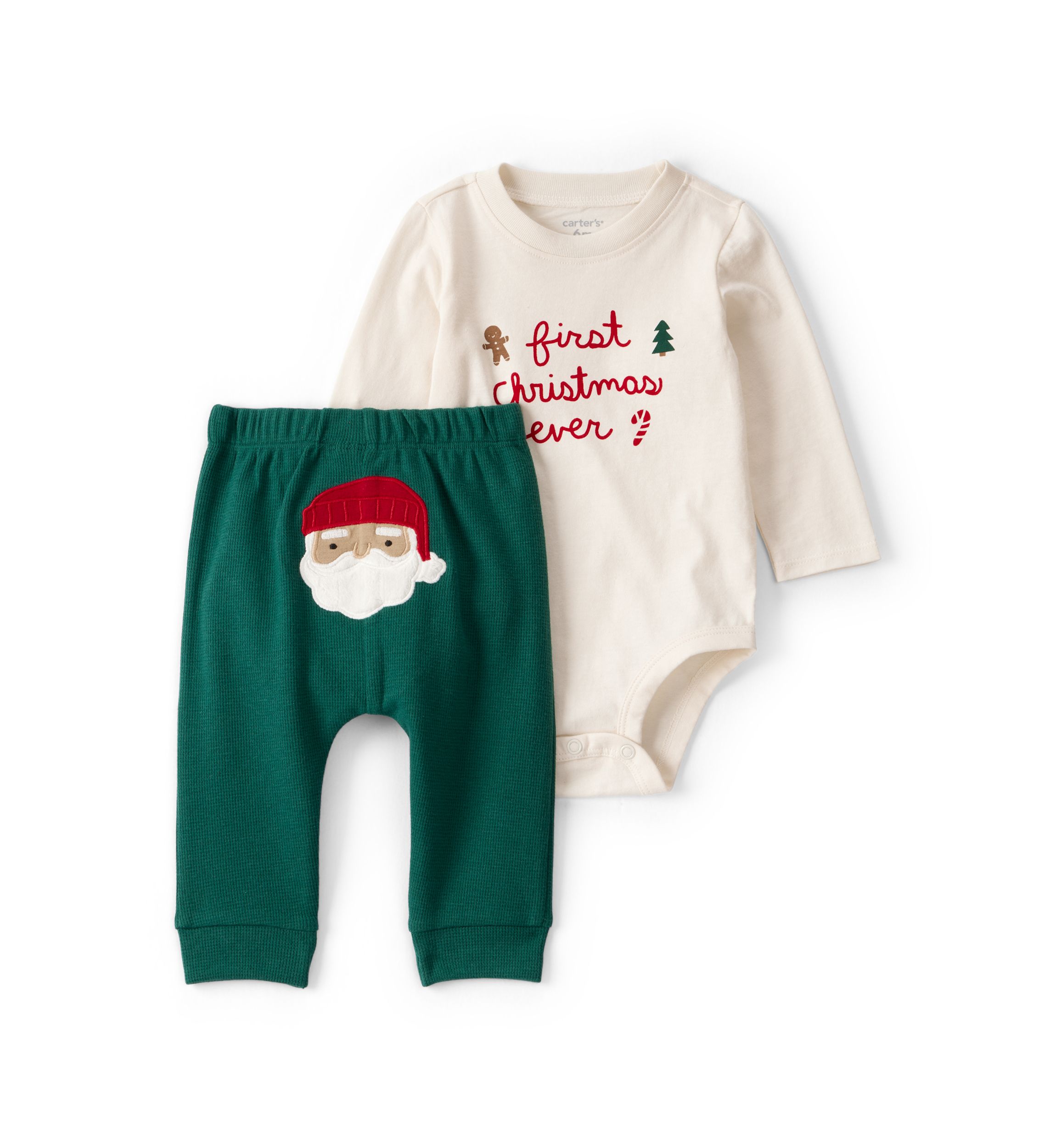 Baby Christmas Graphic Bodysuit and Pants Set