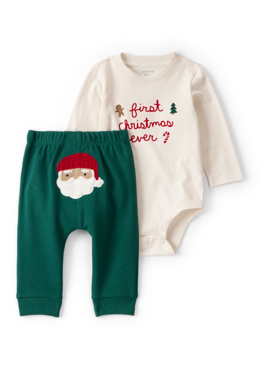 Baby Christmas Graphic Bodysuit and Pants Set