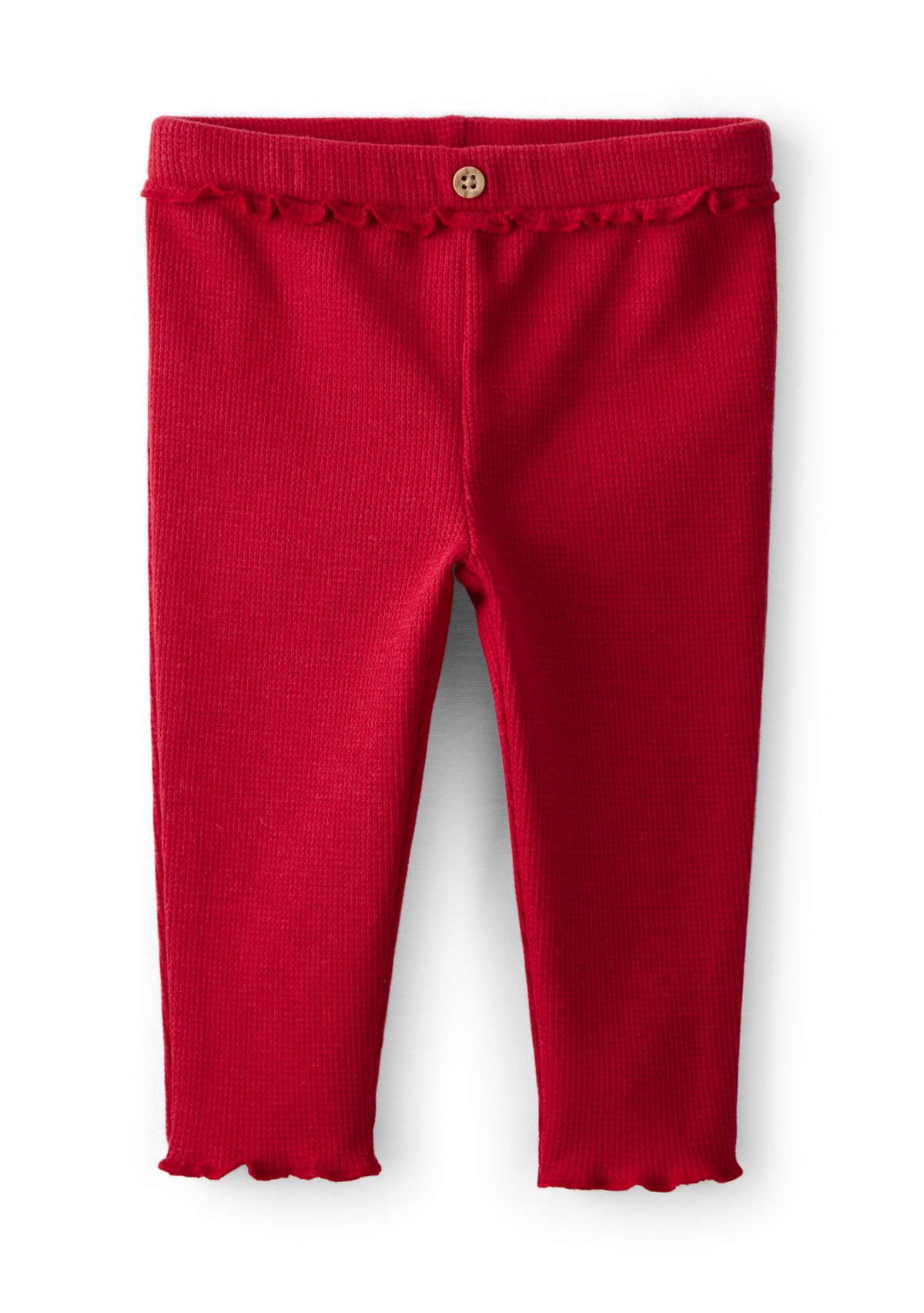 Baby Girls Candy Cane Ruffle Bodysuit and Pants Set