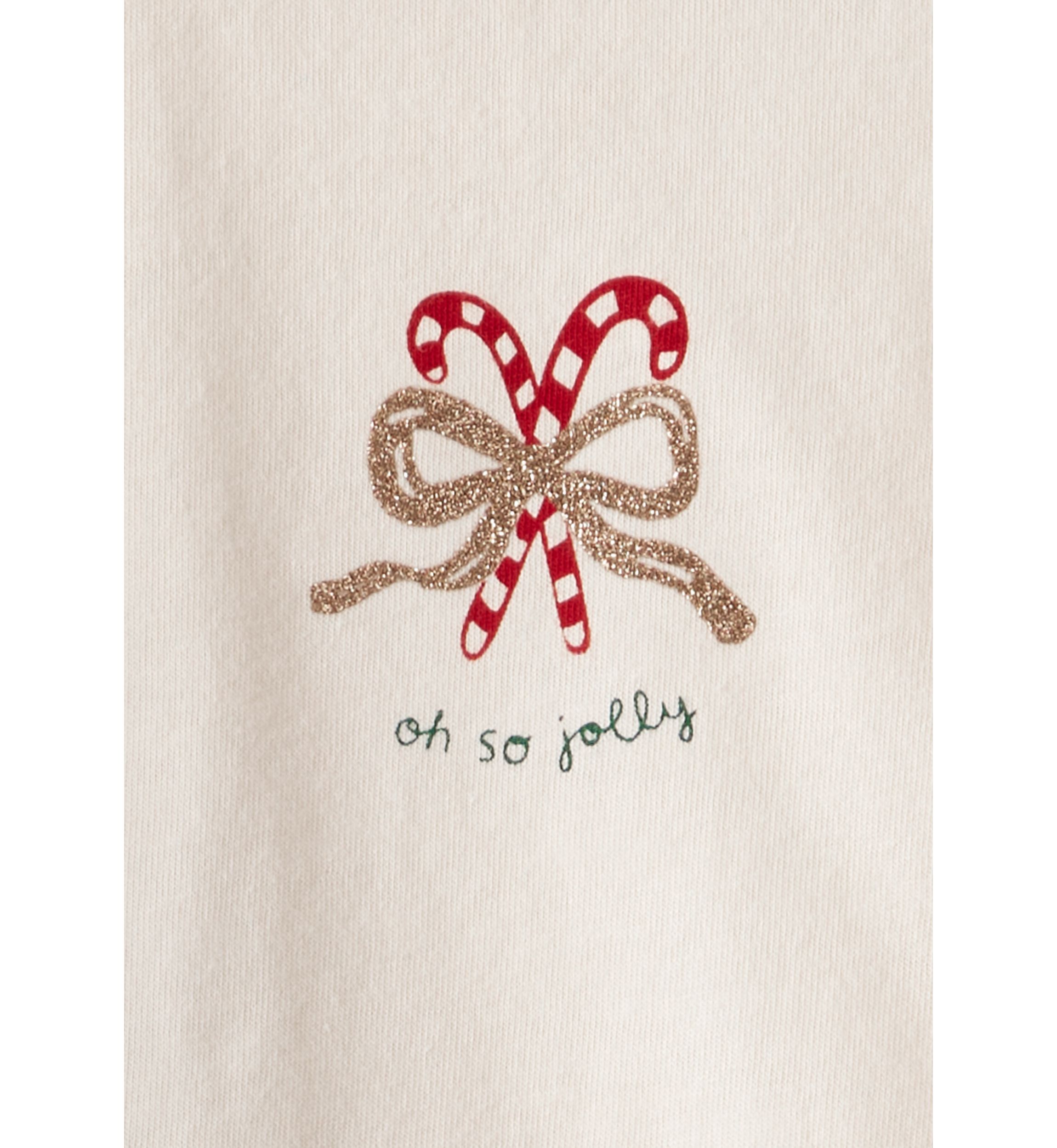 Baby Girls Candy Cane Ruffle Bodysuit and Pants Set