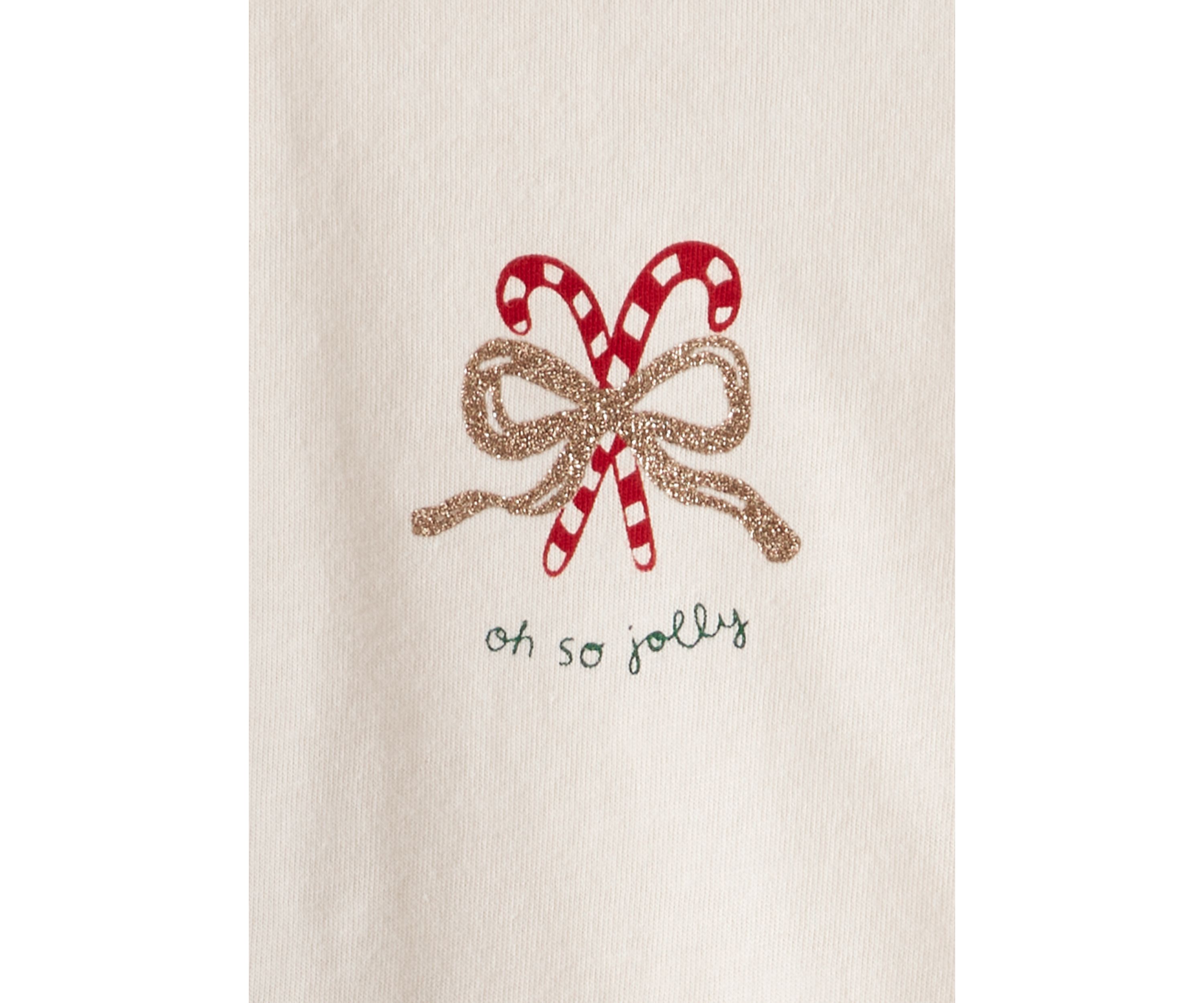 Baby Girls Candy Cane Ruffle Bodysuit and Pants Set