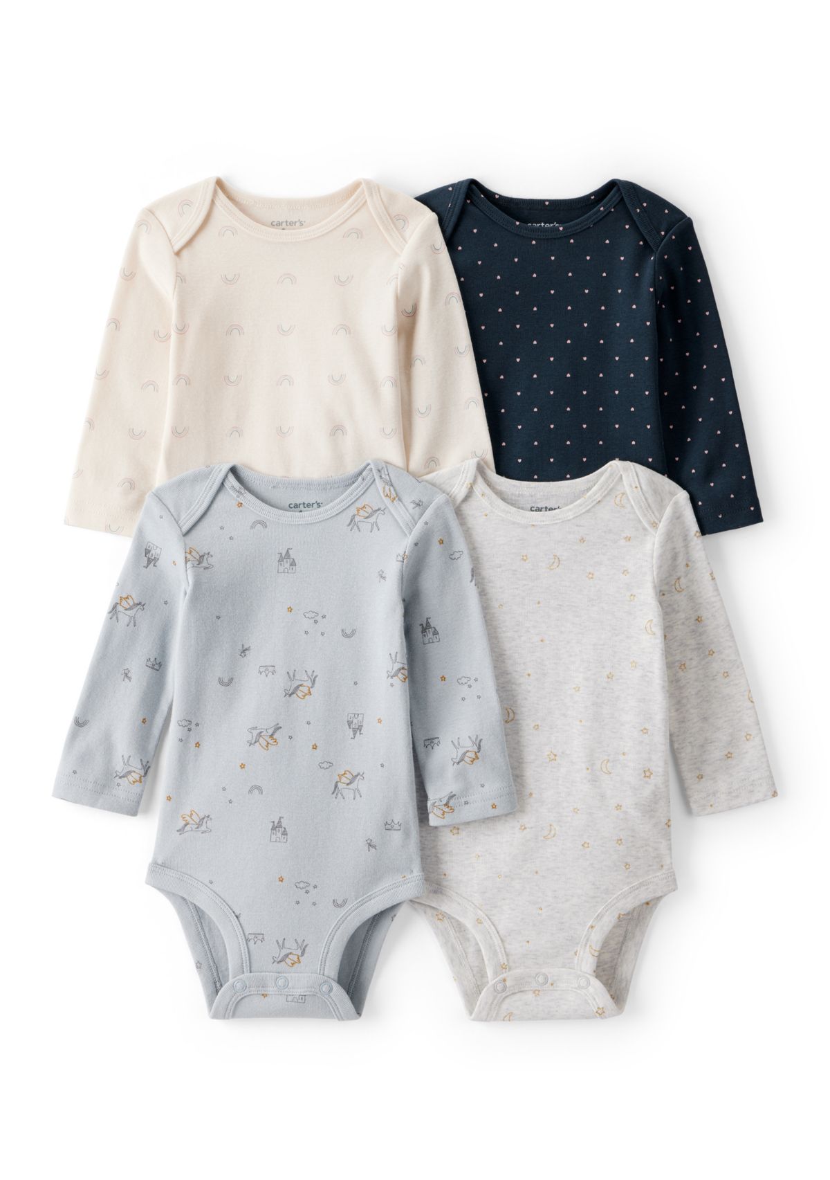 Baby Girls Bodysuit Set - 4 Pack