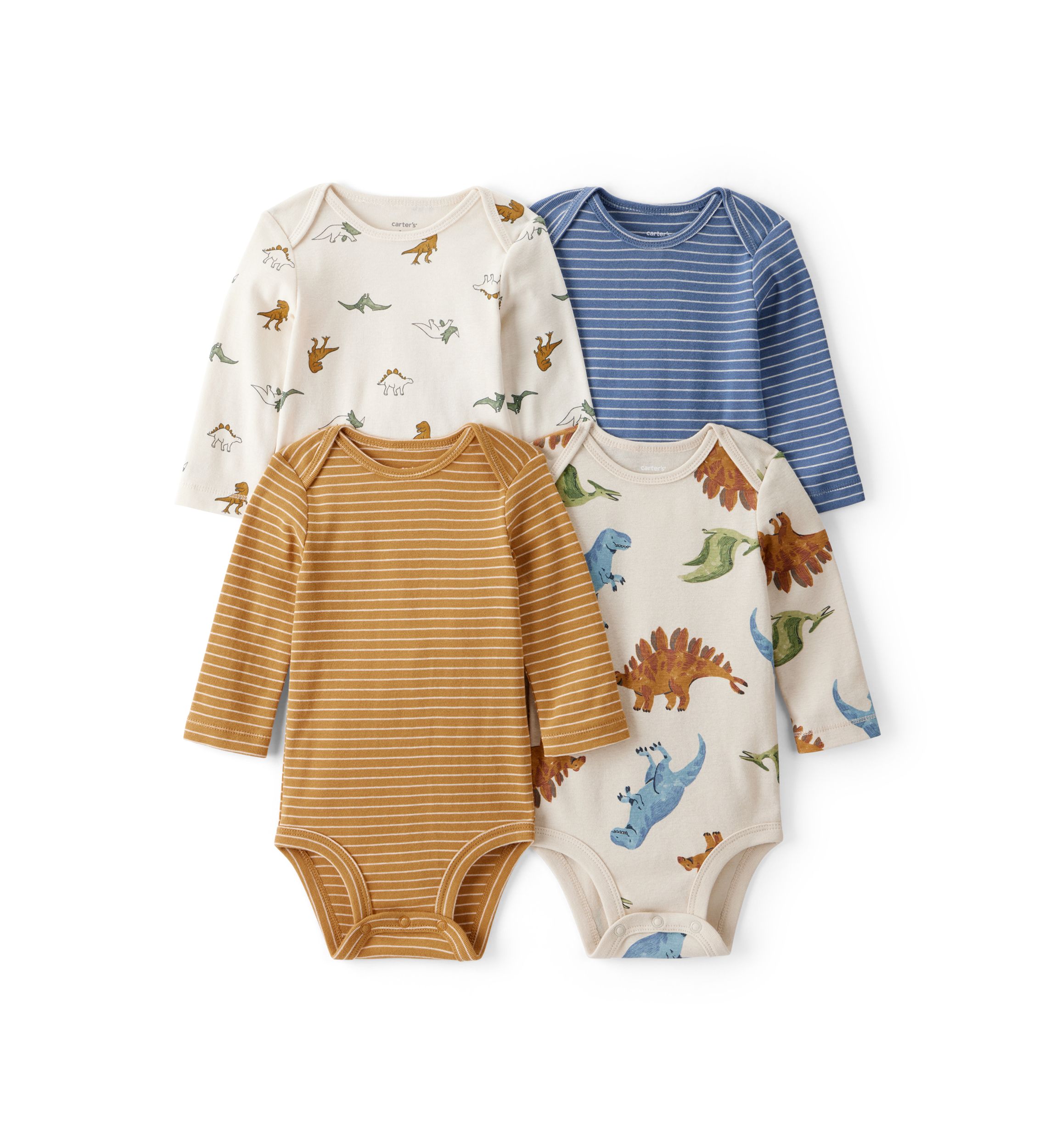 Baby Boys Bodysuits Set - 4 Pack