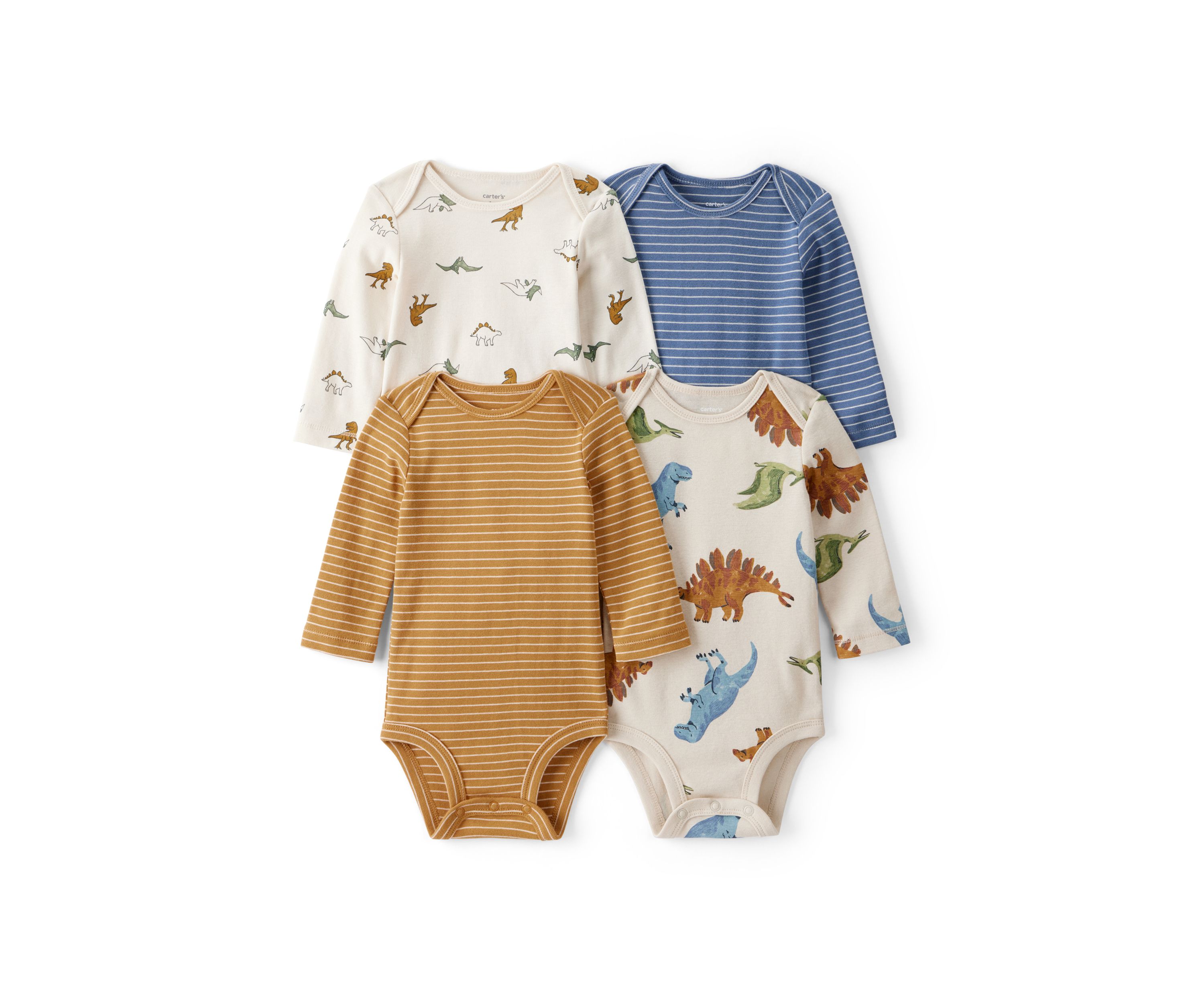 Baby Boys Bodysuits Set - 4 Pack