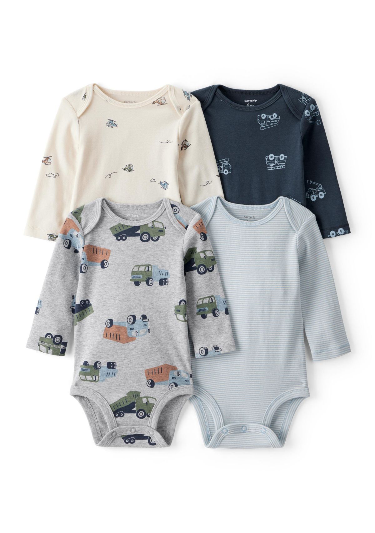 Baby Boys Bodysuit Set - 4 Pack