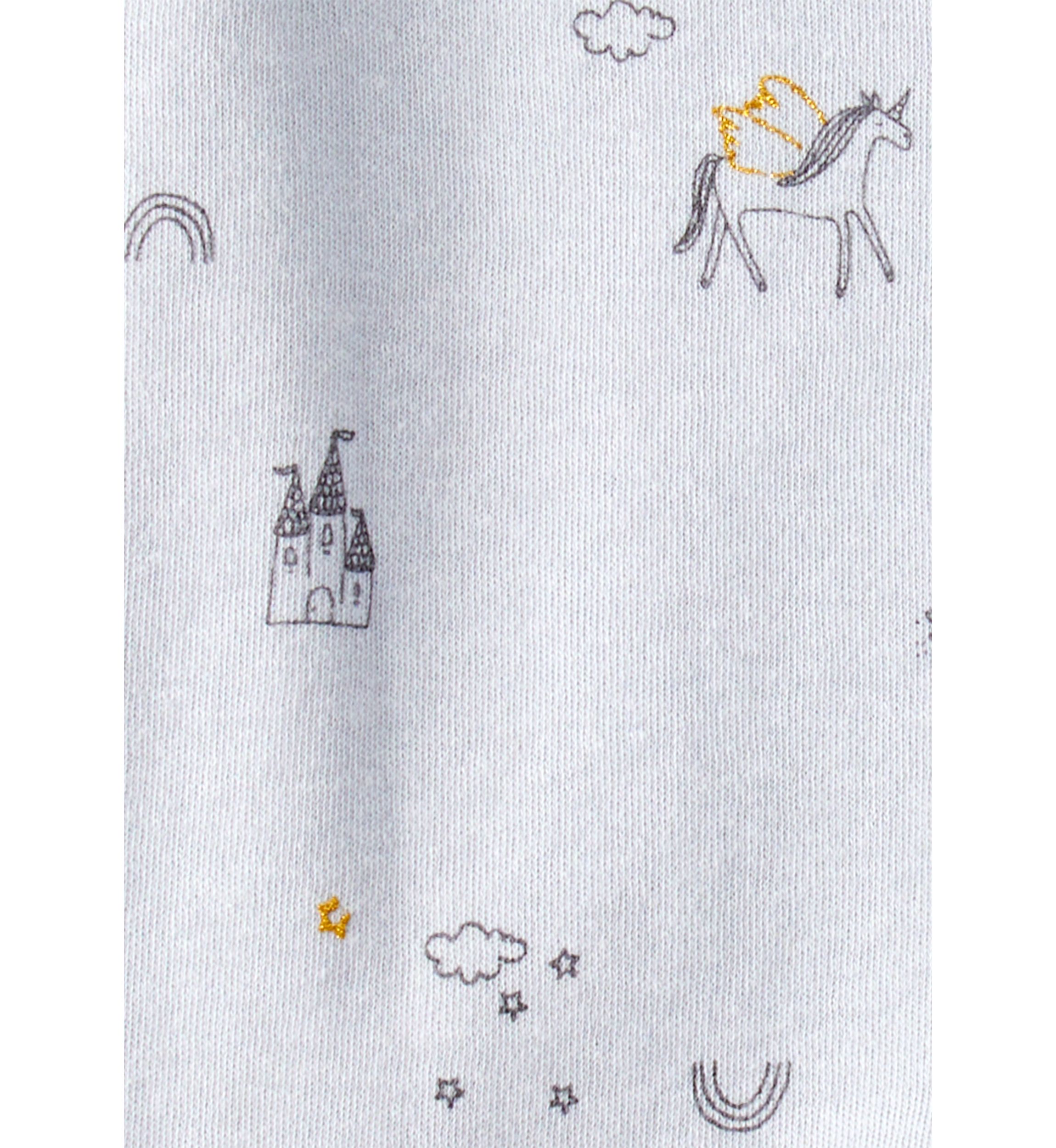 Baby Girls Printed Footie Pajamas
