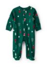 Baby Girls Printed Footie Pajamas