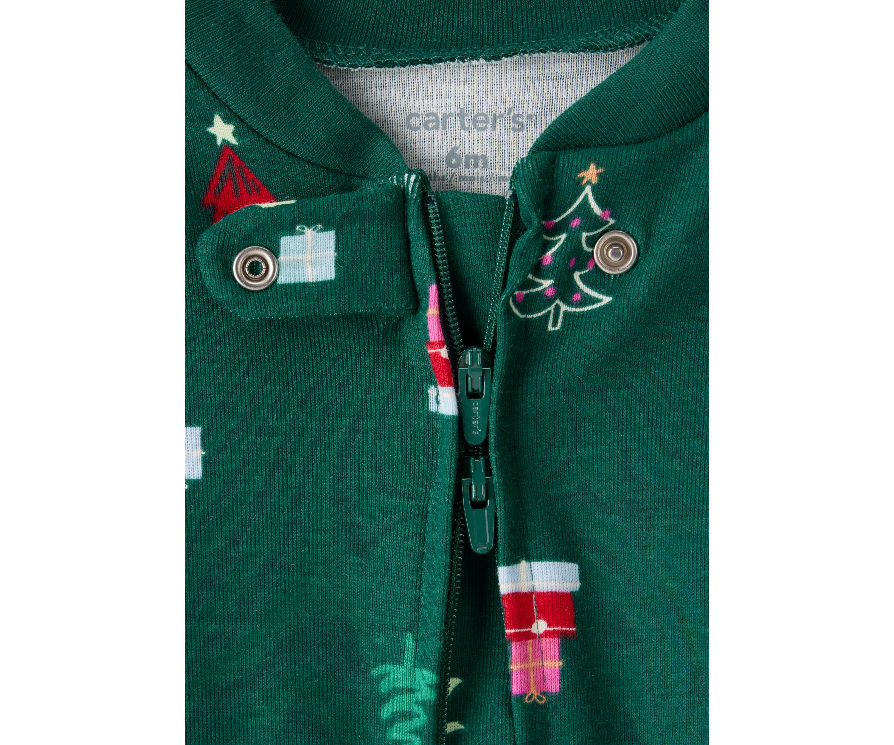 Baby Girls Printed Footie Pajamas