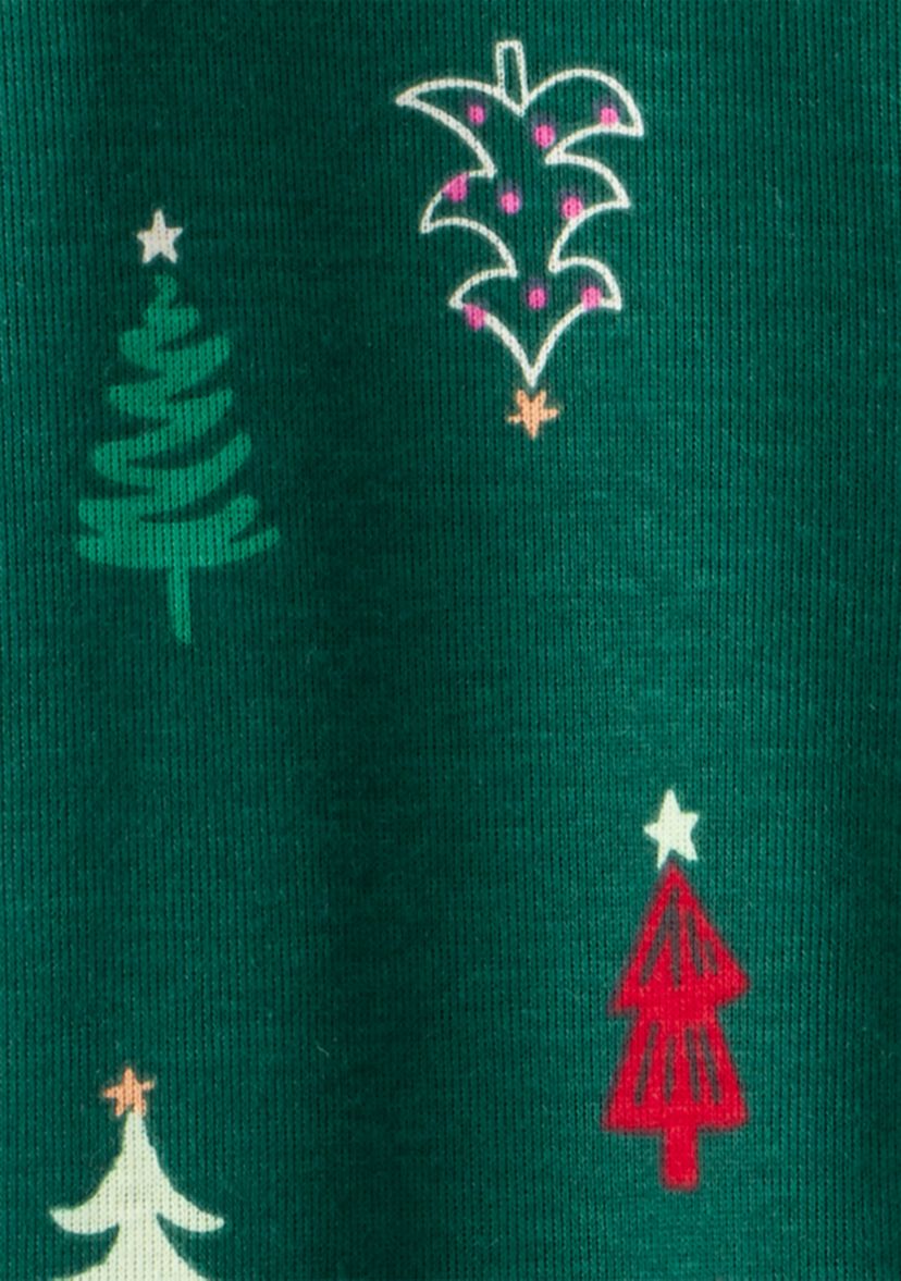 Baby Girls Printed Footie Pajamas