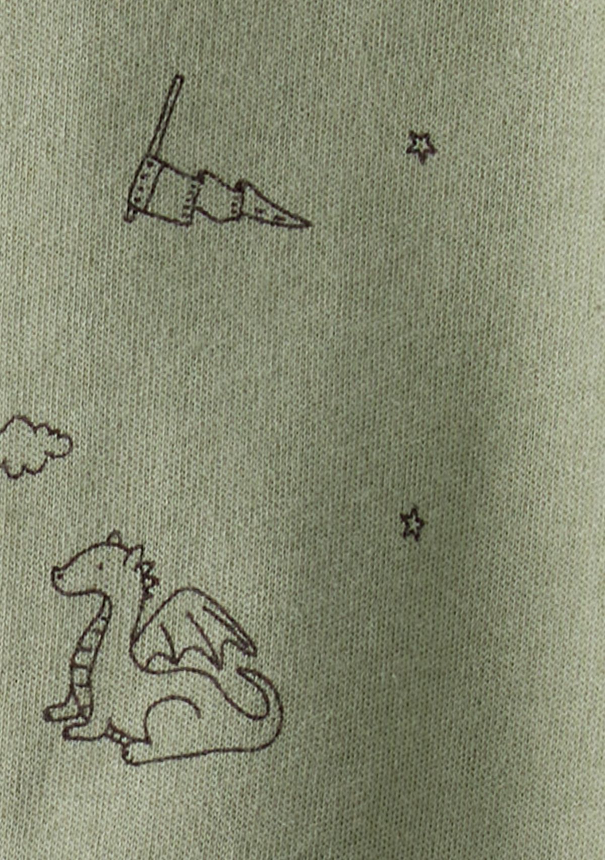 Baby Boys Printed Footie Pajamas