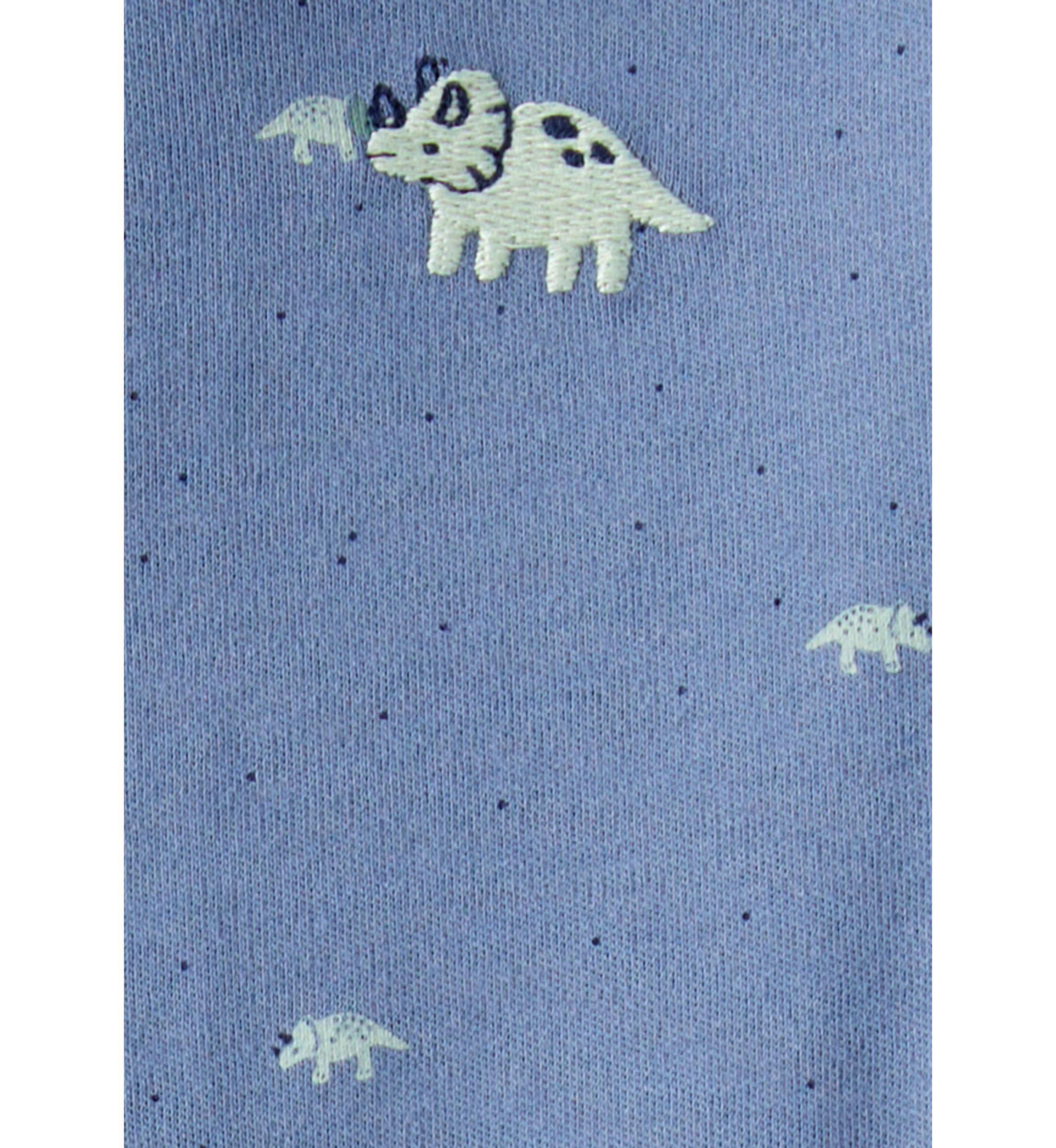 Baby Boys Printed Interlock Footie Pajamas