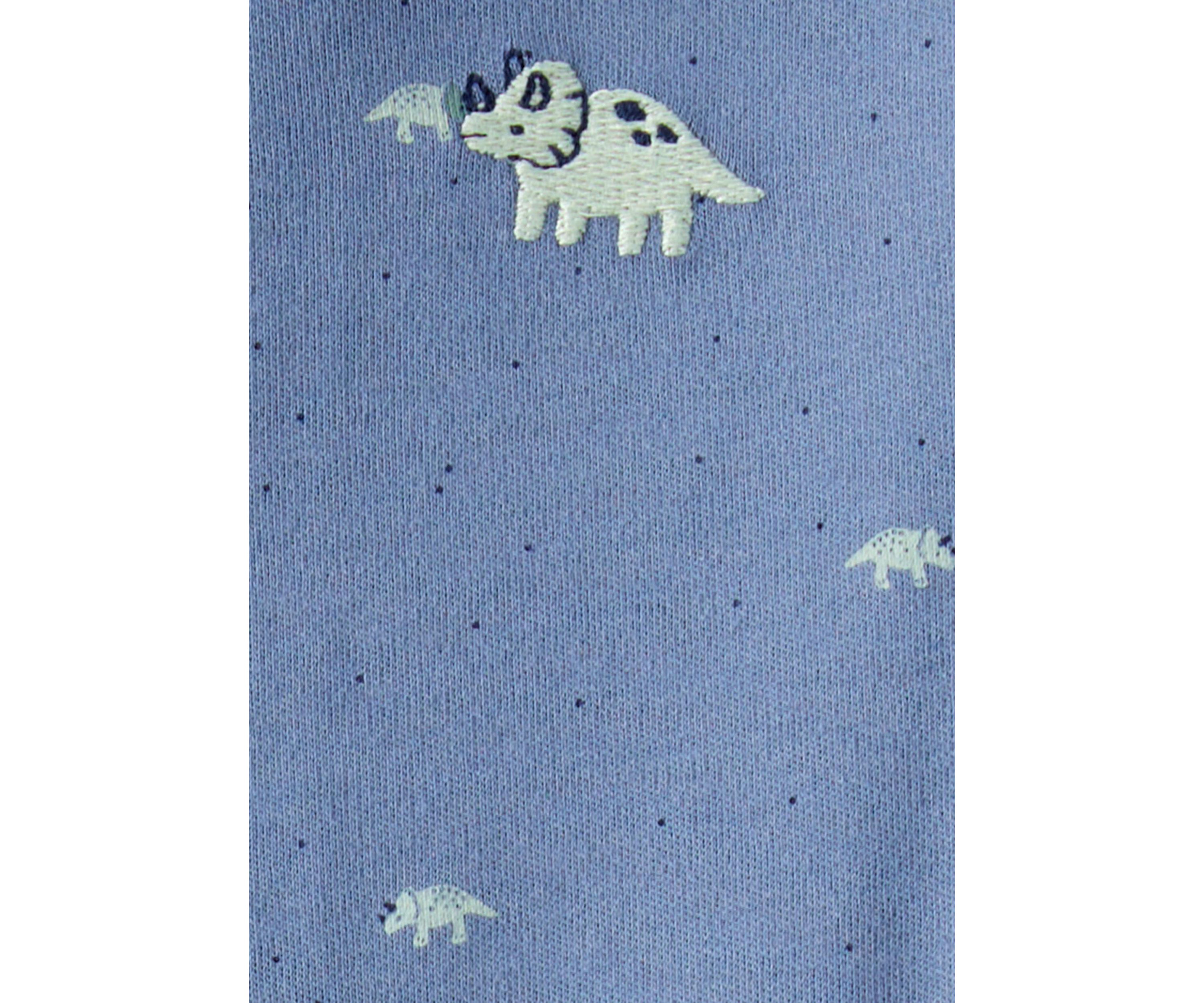 Baby Boys Printed Interlock Footie Pajamas