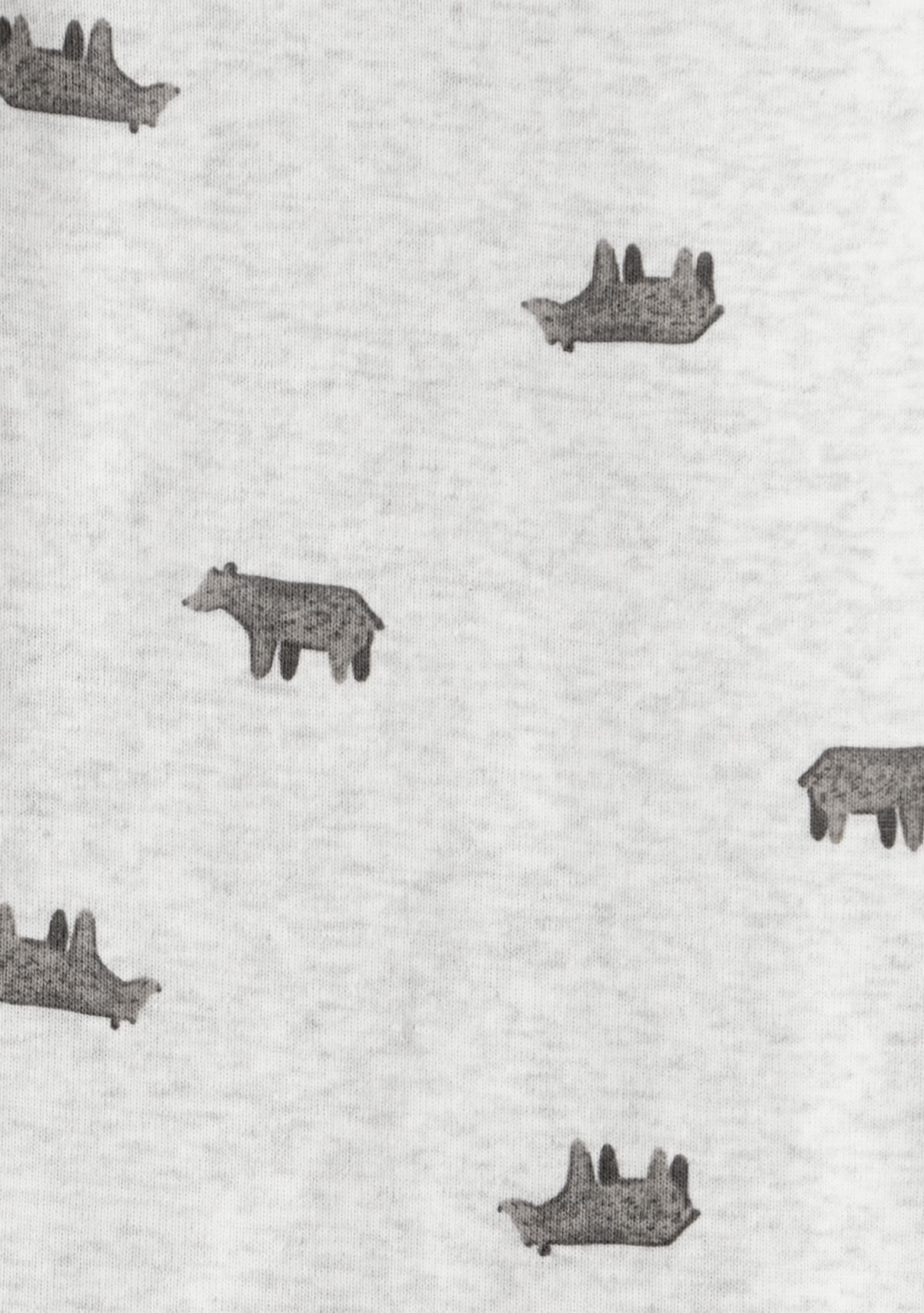 Baby Girls Bear Printed Bodysuit and Jacket Set