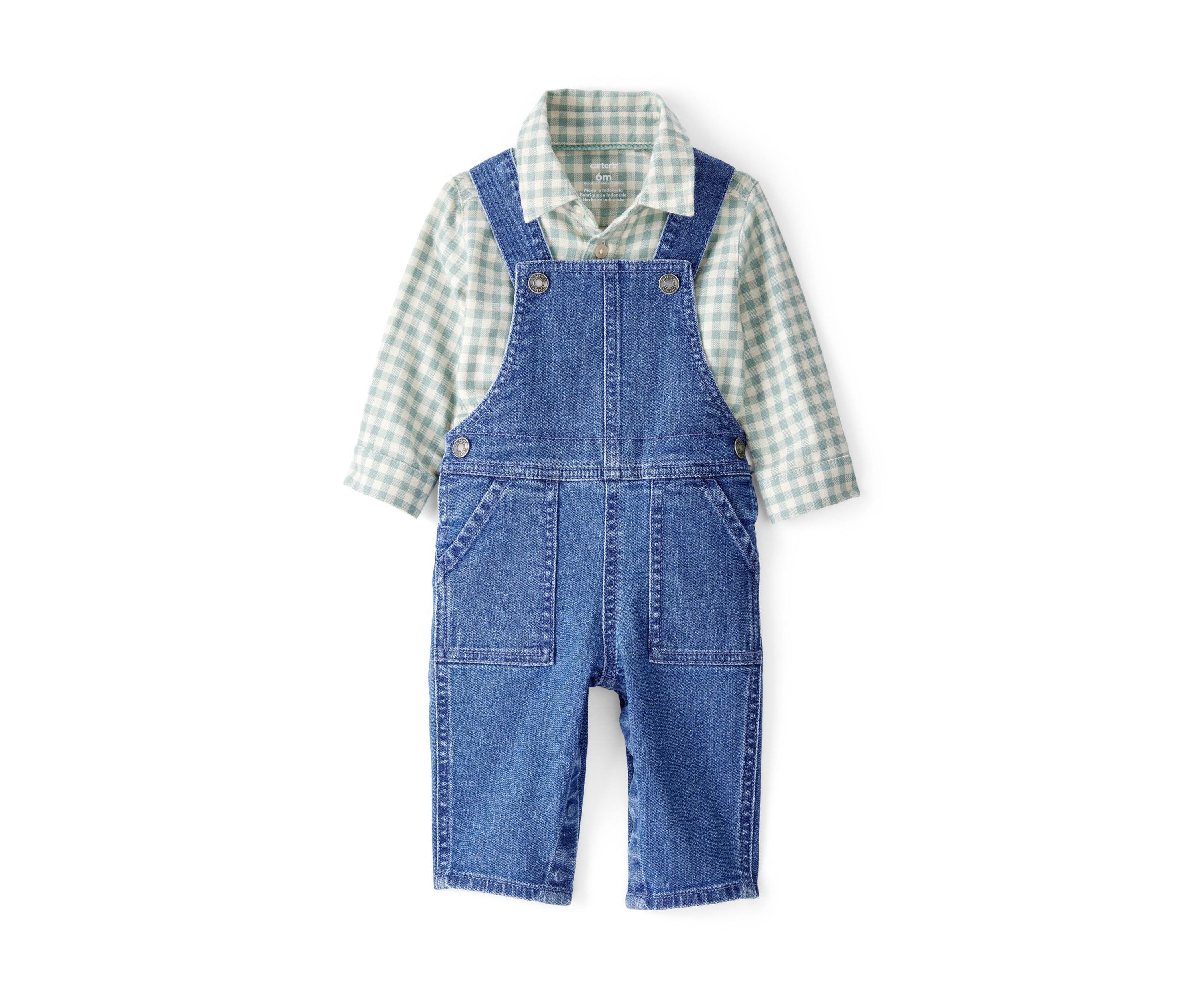 Baby Boys Overalls Set