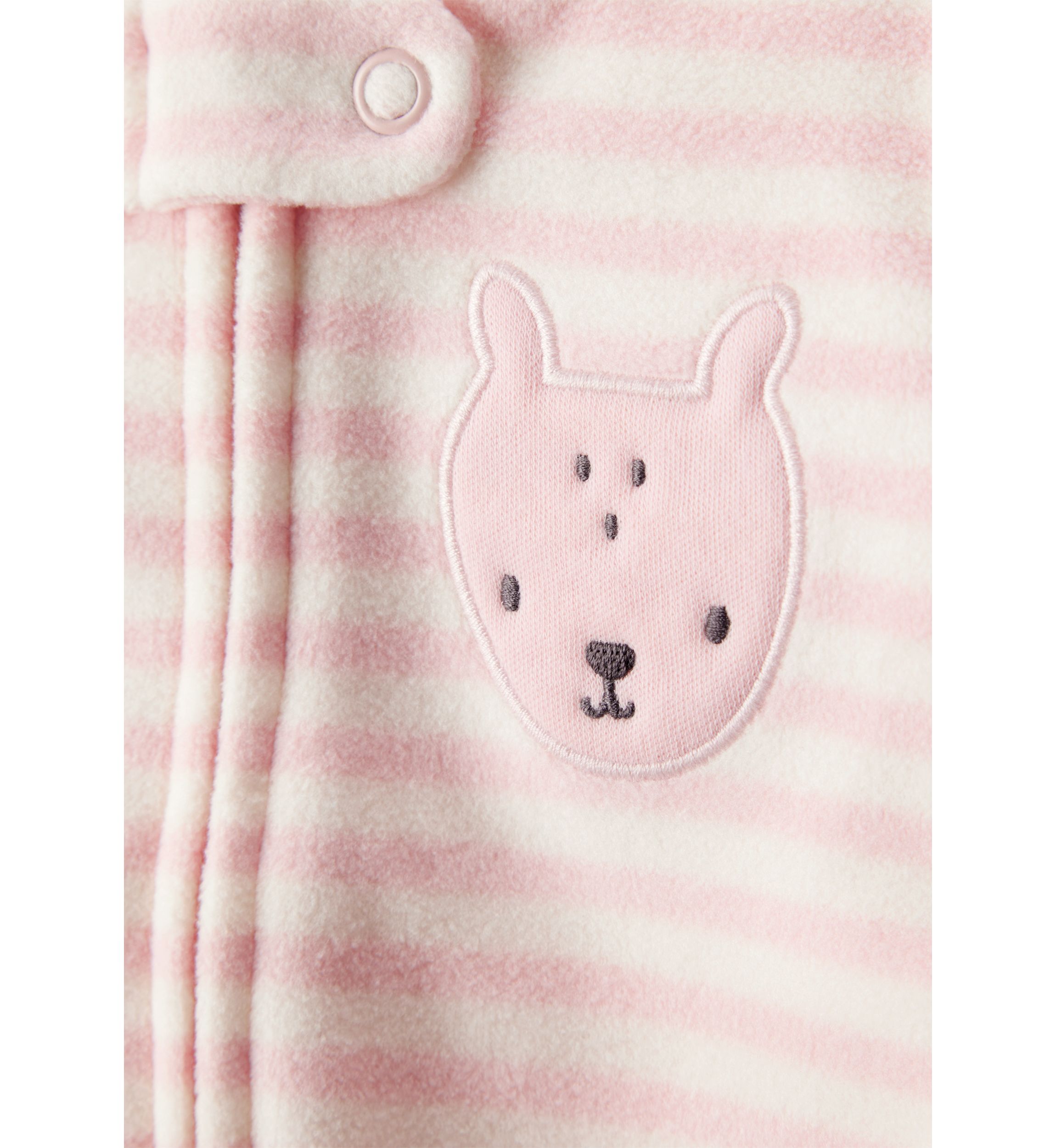Baby Girls Stripe Footie Pajamas