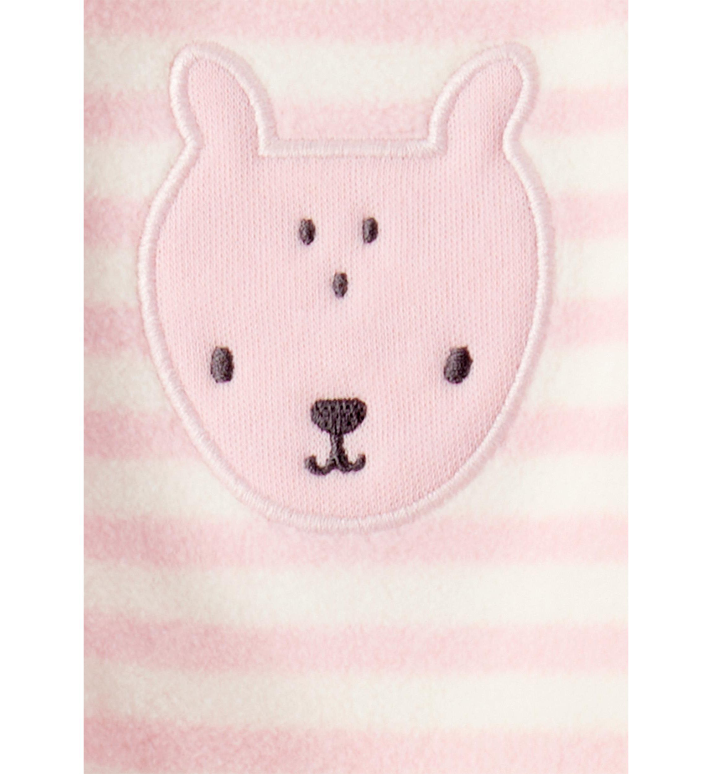 Baby Girls Stripe Footie Pajamas
