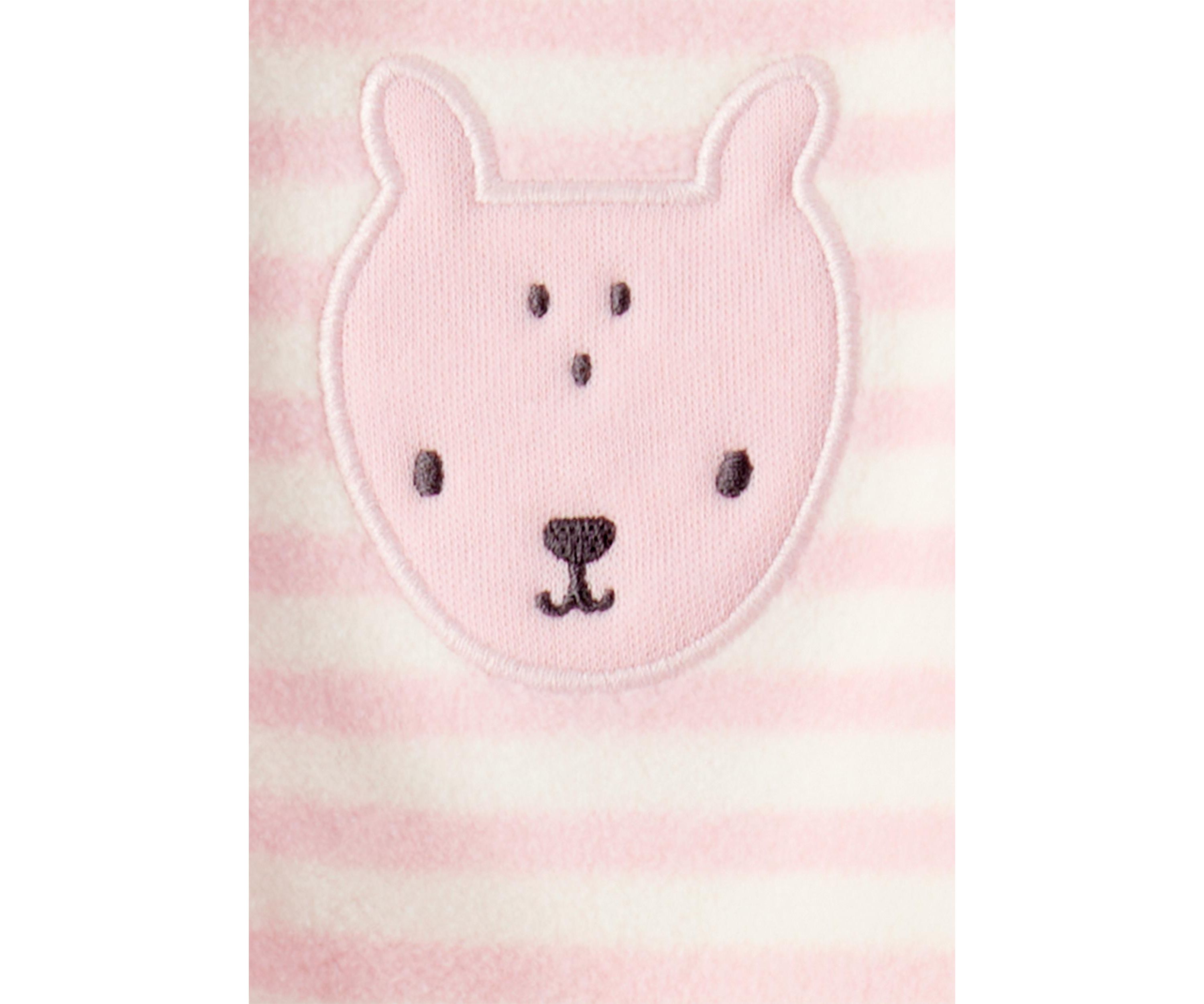 Baby Girls Stripe Footie Pajamas