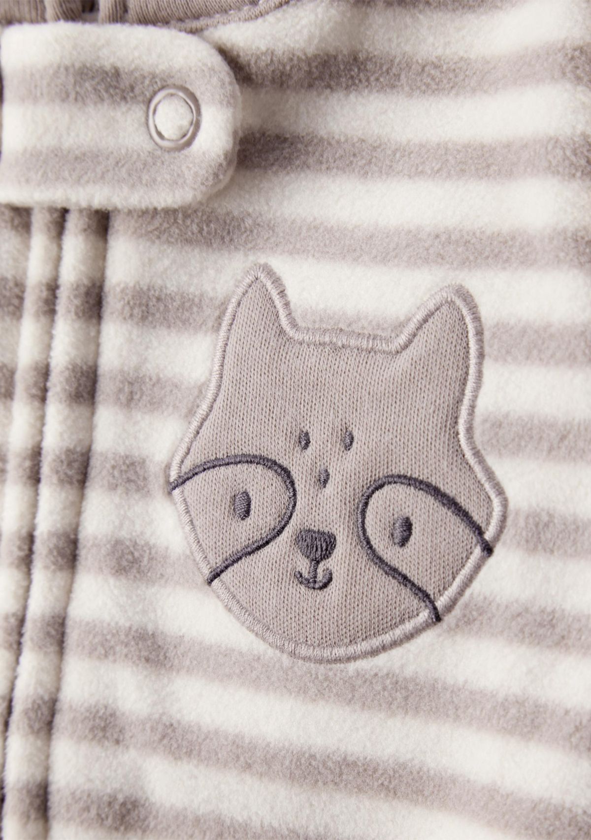 Baby Boys Stripe Microfleece Footie Pajamas