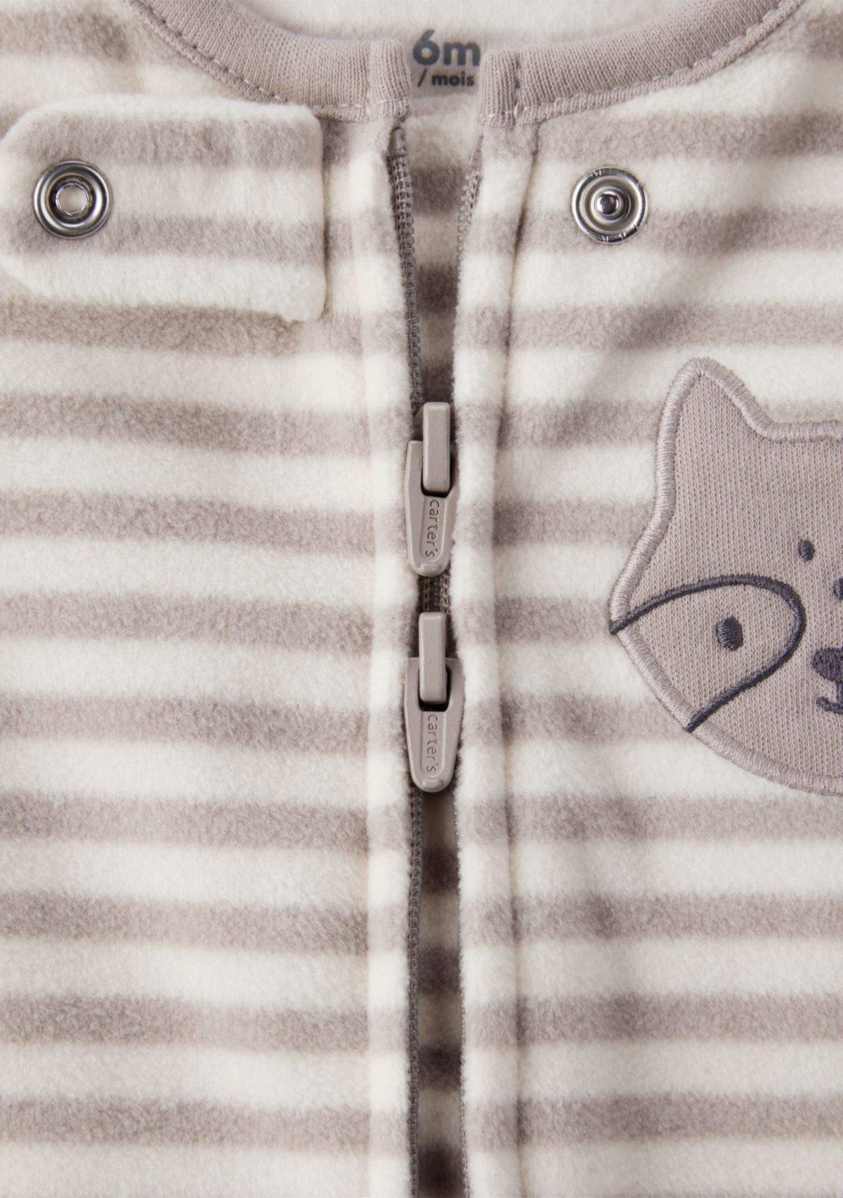 Baby Boys Stripe Microfleece Footie Pajamas