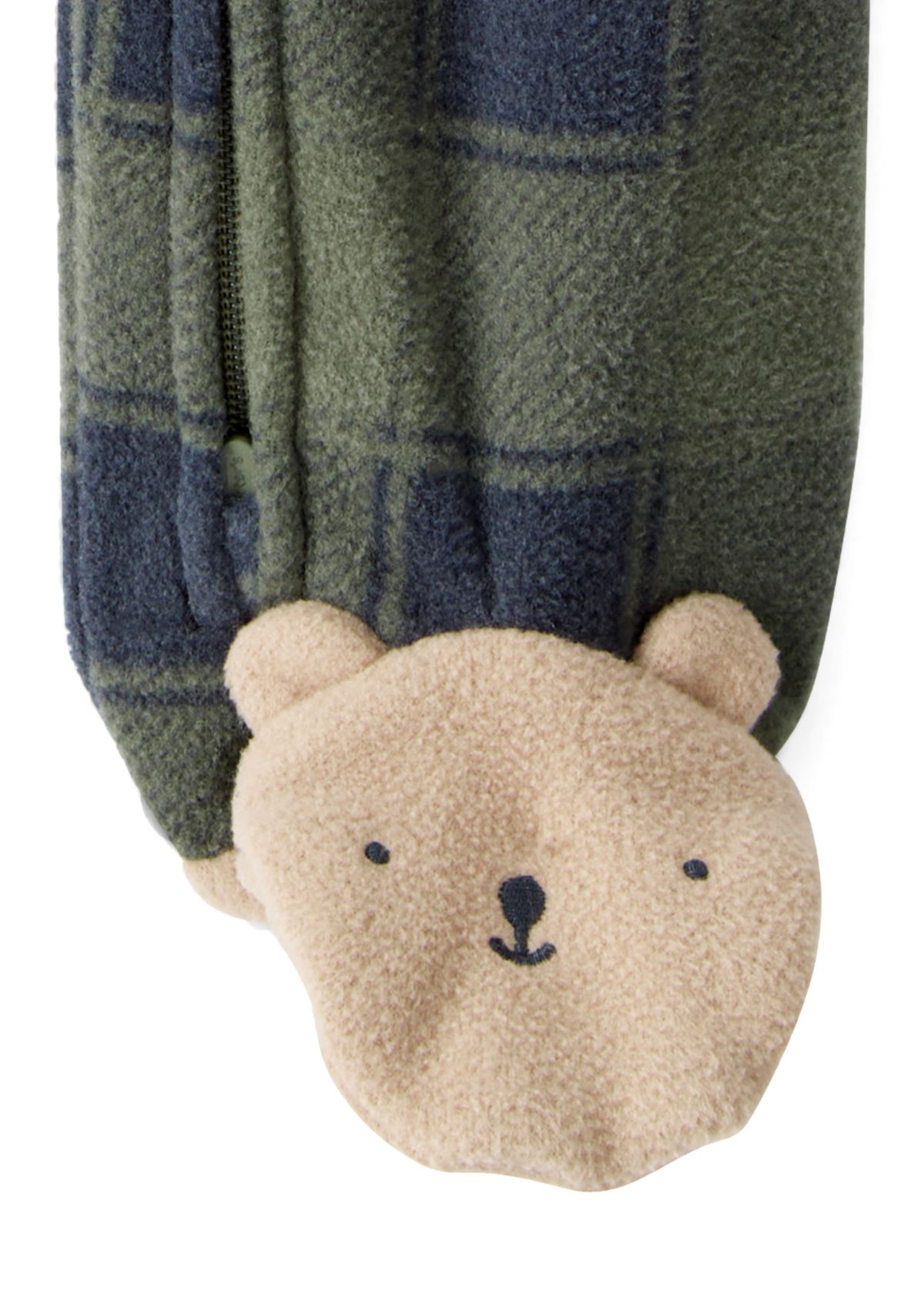 Baby Boys Microfleece Printed Footie Pajamas