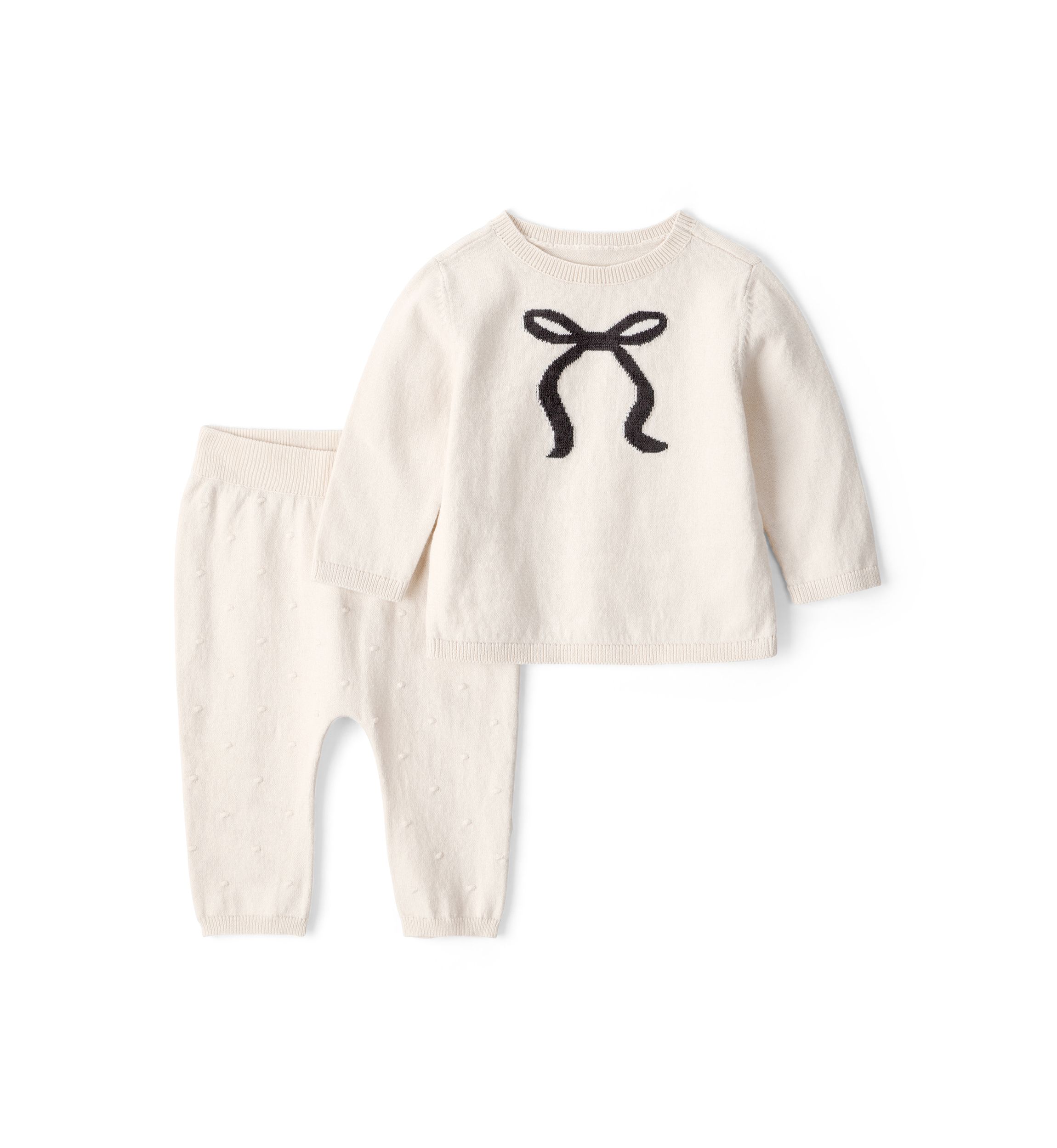 Baby Girls Graphic Sweater and Pants Set