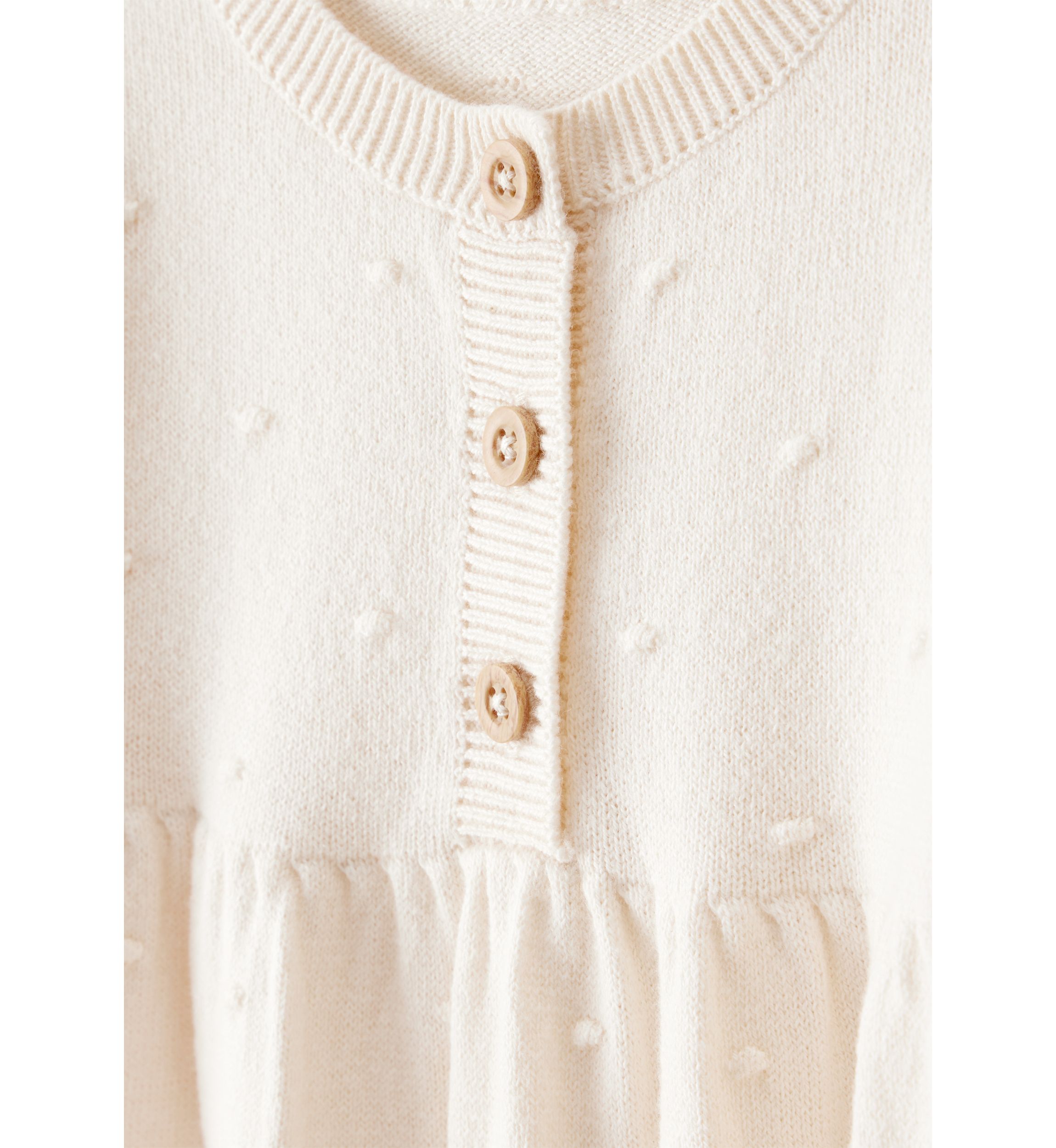Baby Girls Flutter Shoulder Jumpsuit