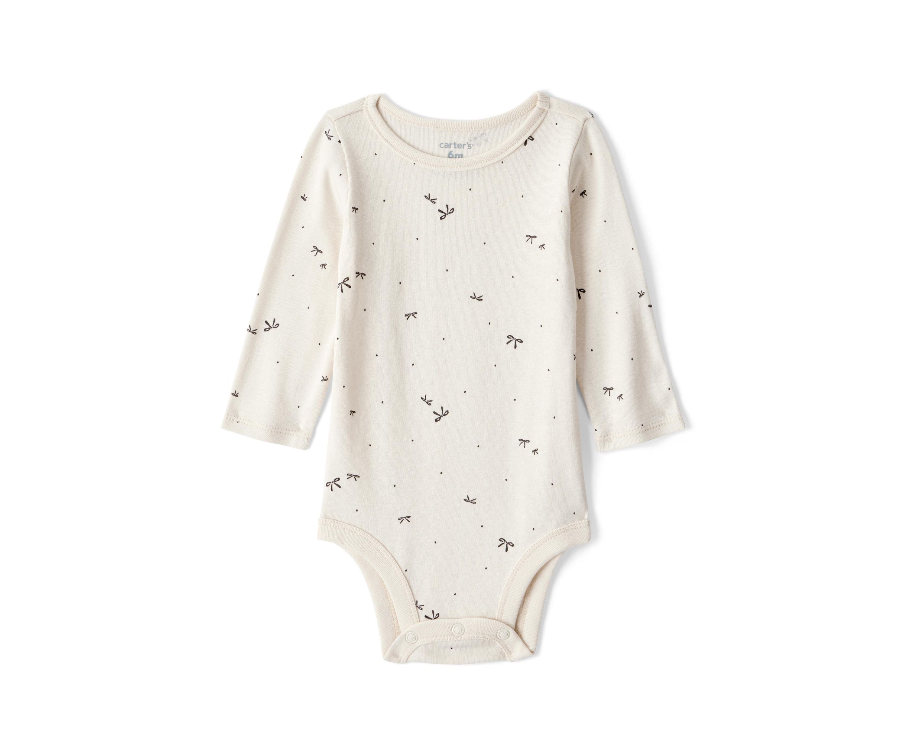 Baby Girls Printed Bodysuit and Jumper Dress Set