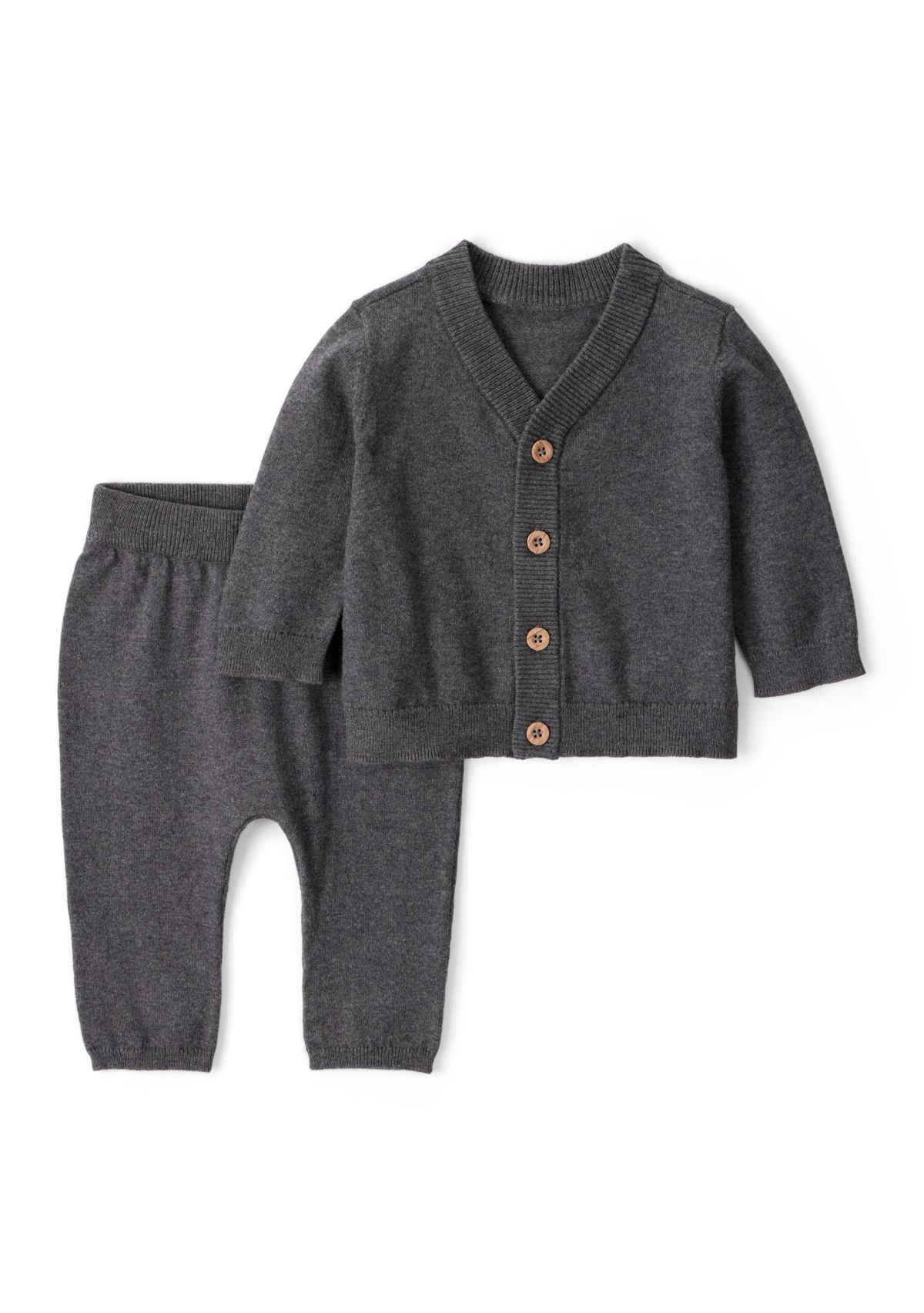 Baby Boys V-Neck Cardigan and Pants Set