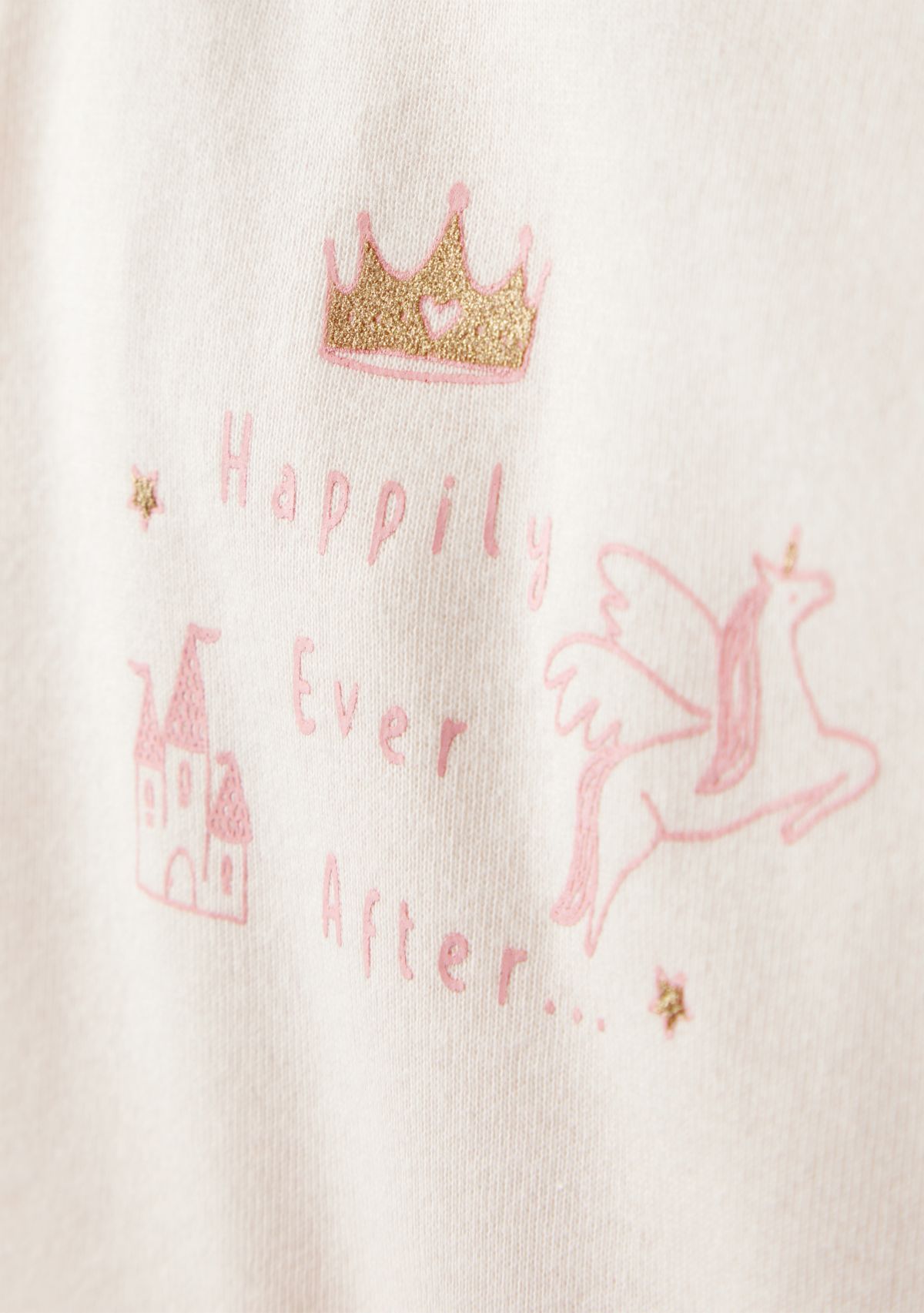 Baby Girls Unicorn Printed Bodysuit Set