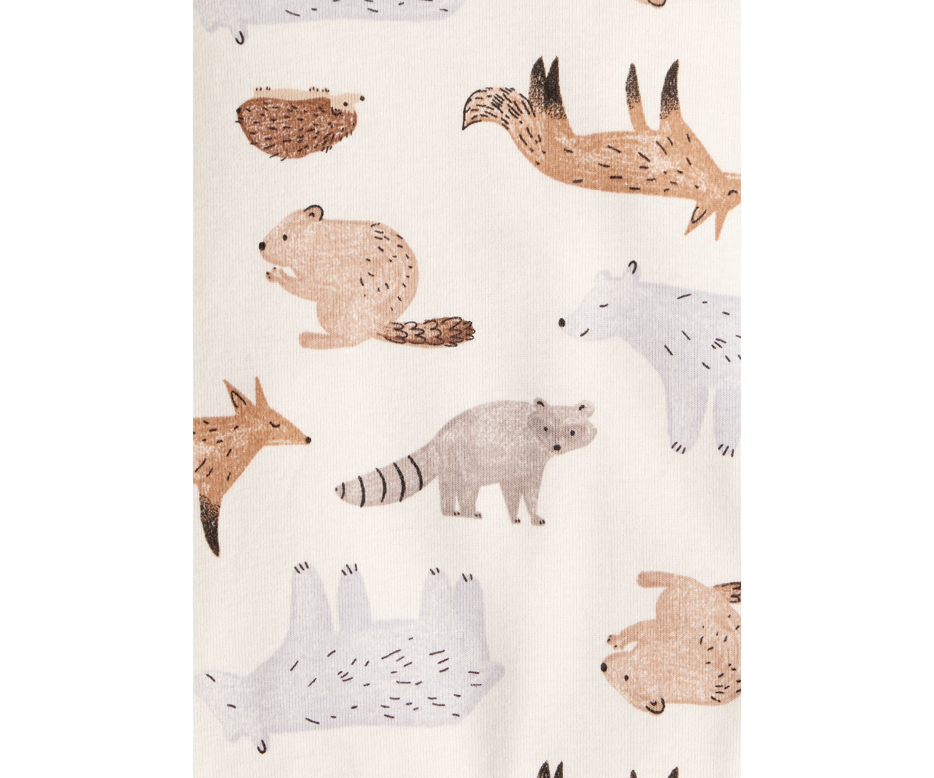 Baby Boys Three Piece Fox Bodysuit Set