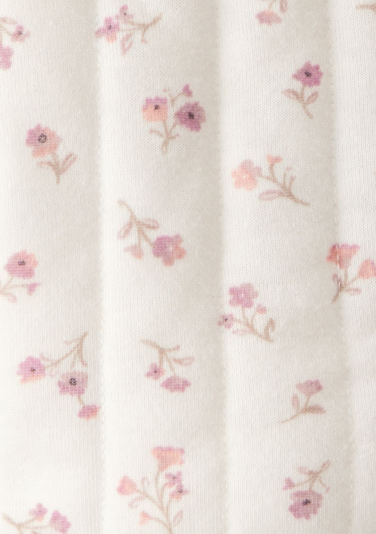 Baby Girls Floral Printed Quilted Cardigan