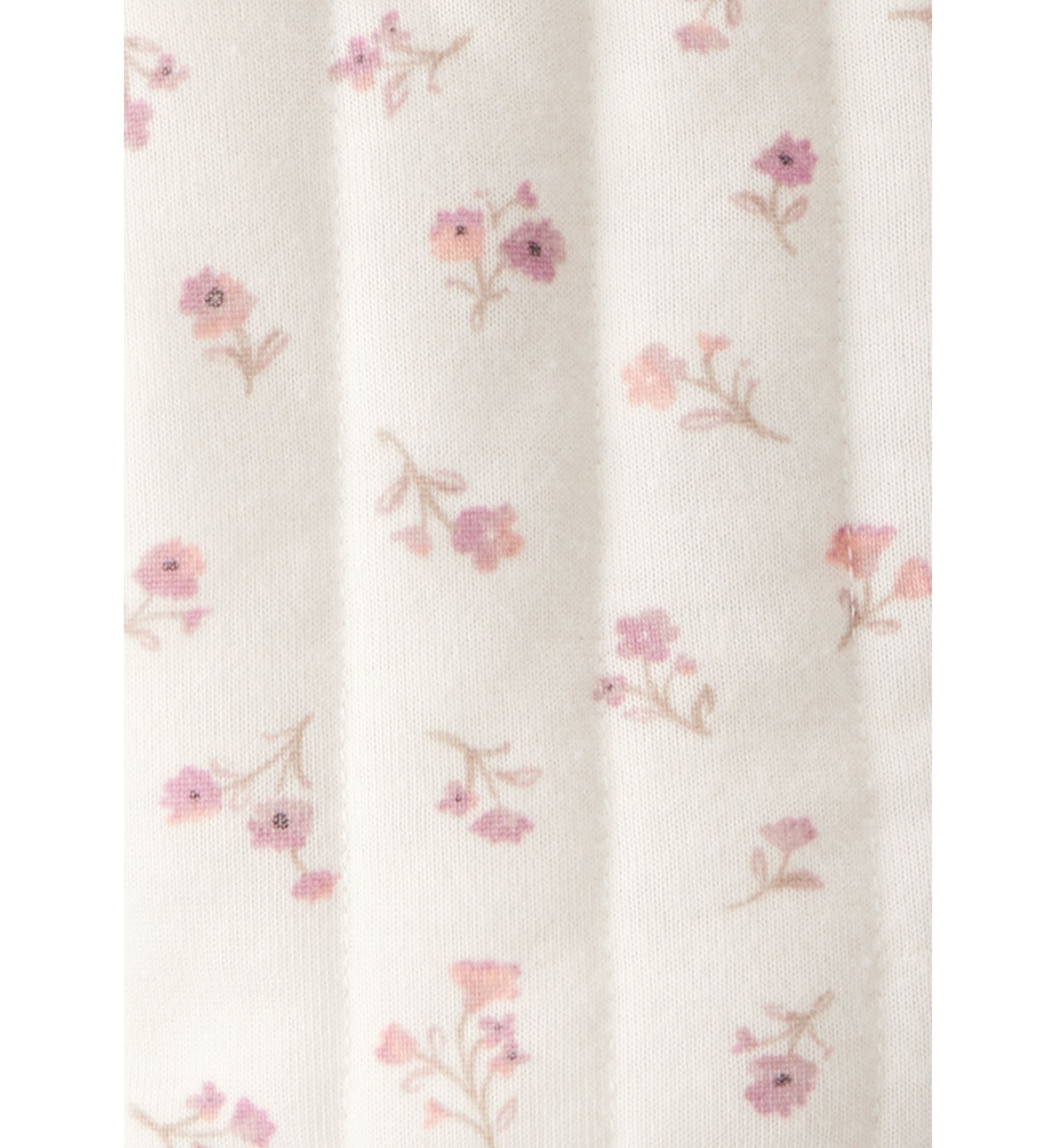 Baby Girls Floral Printed Quilted Cardigan