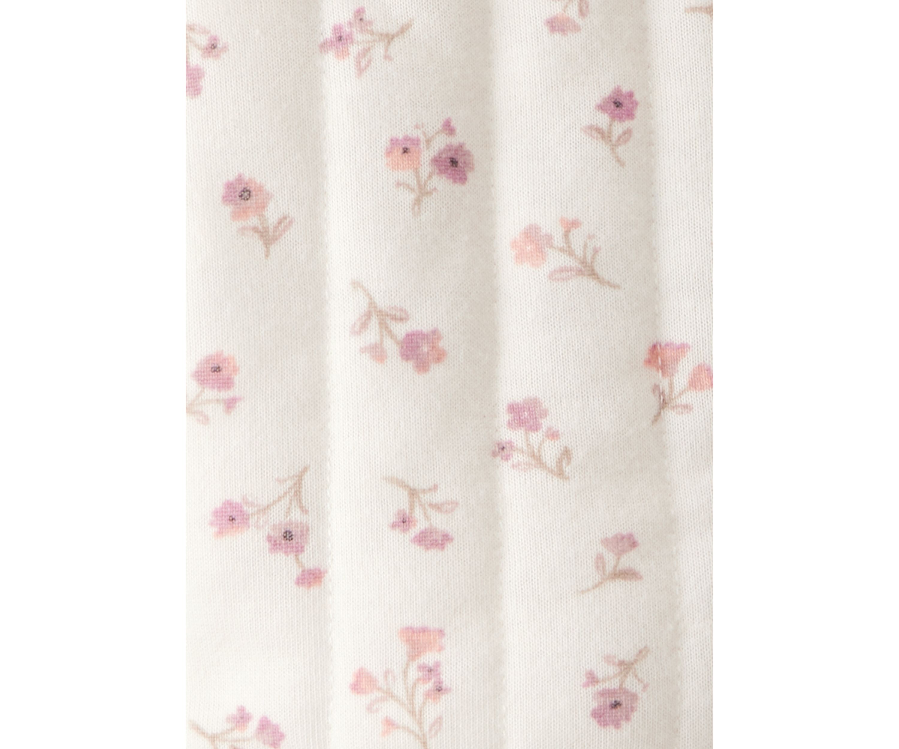Baby Girls Floral Printed Quilted Cardigan