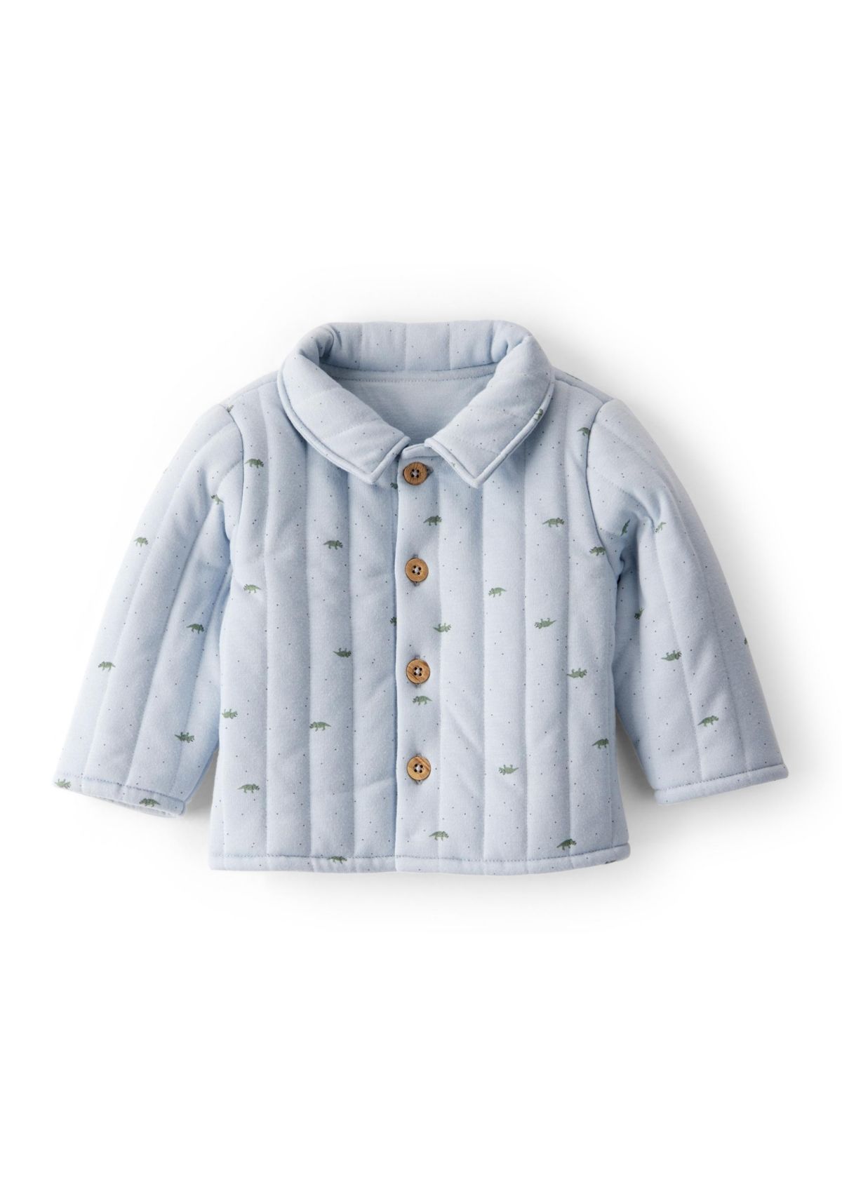 Baby Boys Dinosaur Quilted Cardigan