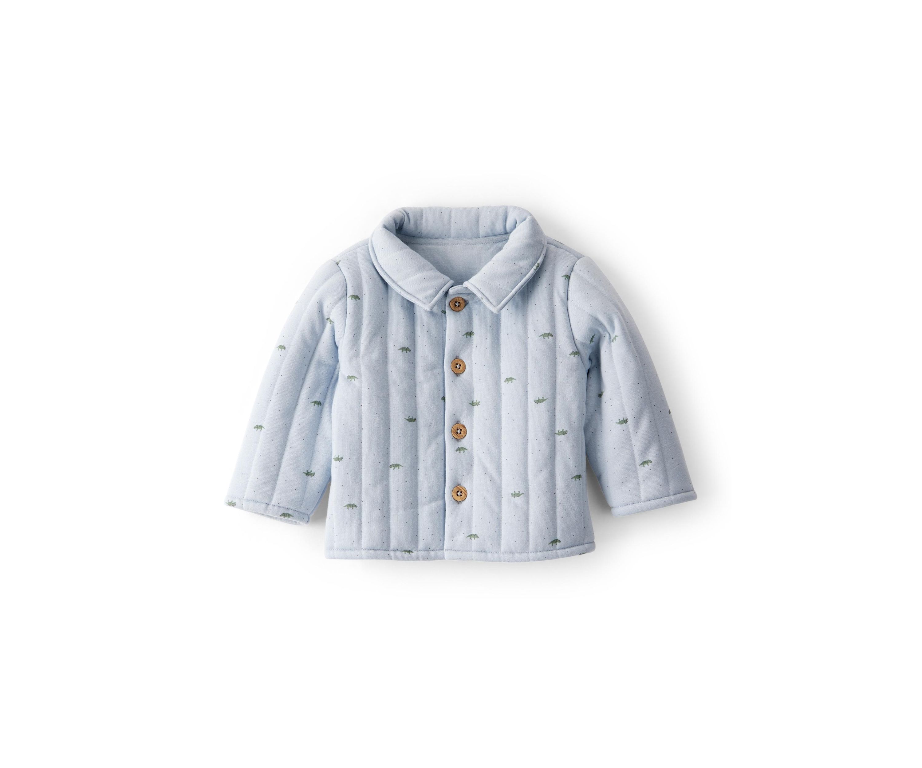 Baby Boys Dinosaur Quilted Cardigan