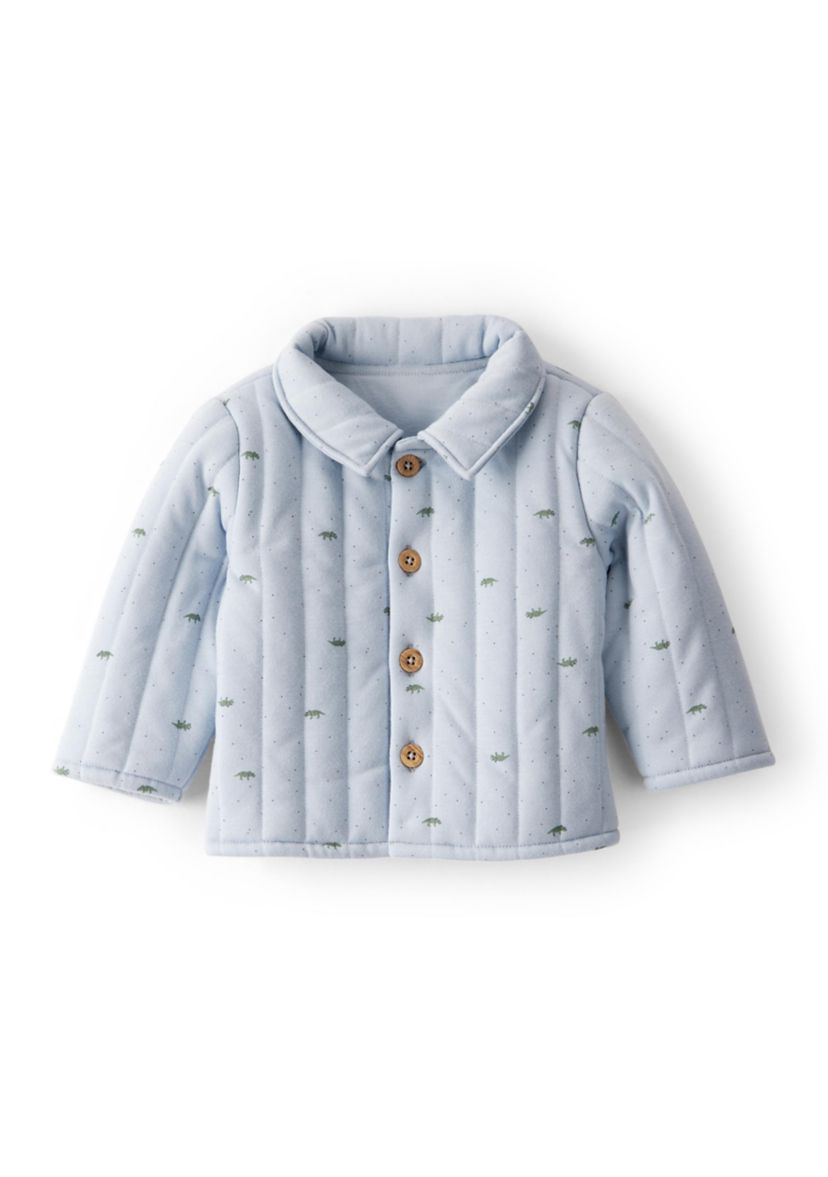 Baby Boys Dinosaur Quilted Cardigan