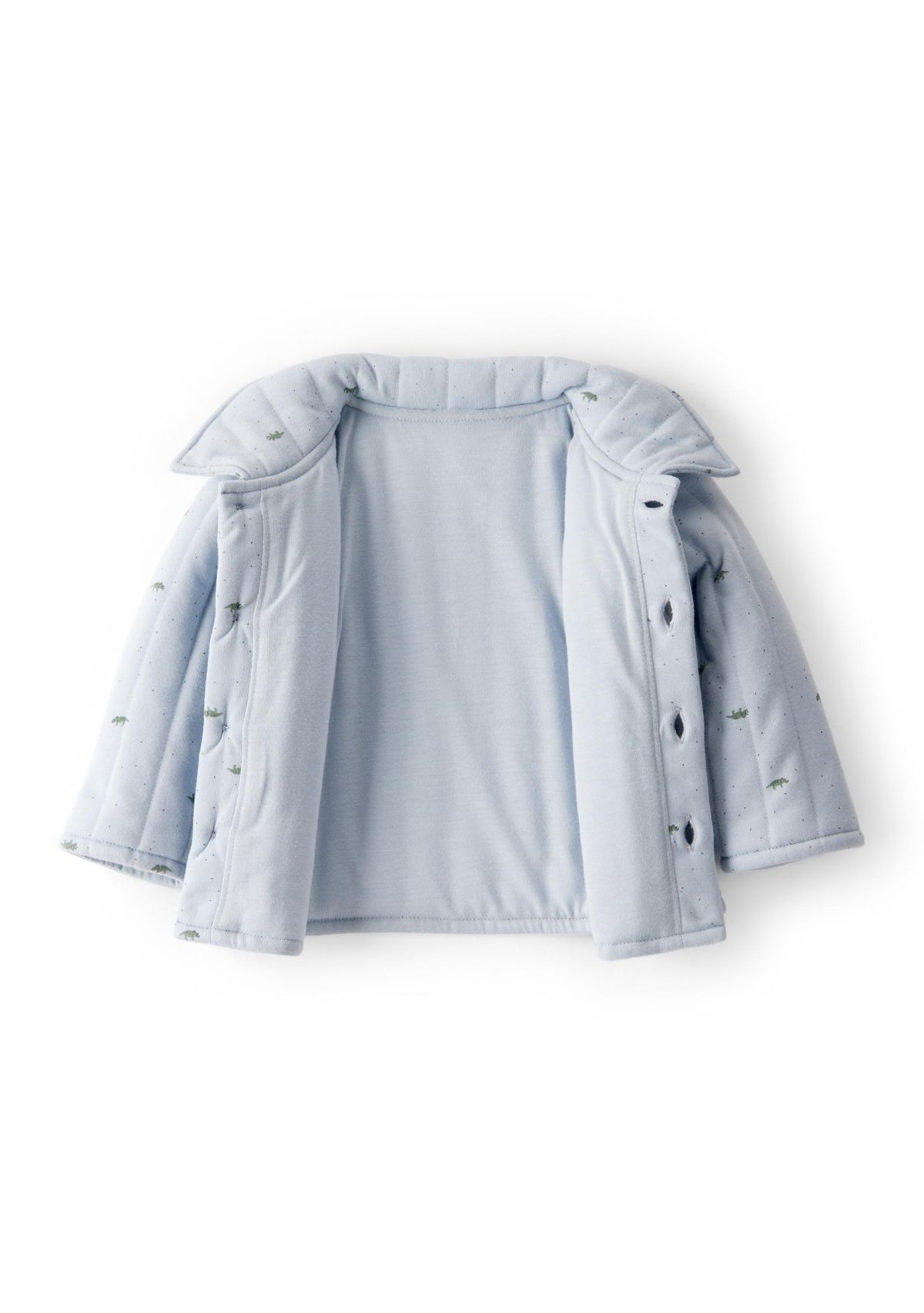 Baby Boys Dinosaur Quilted Cardigan