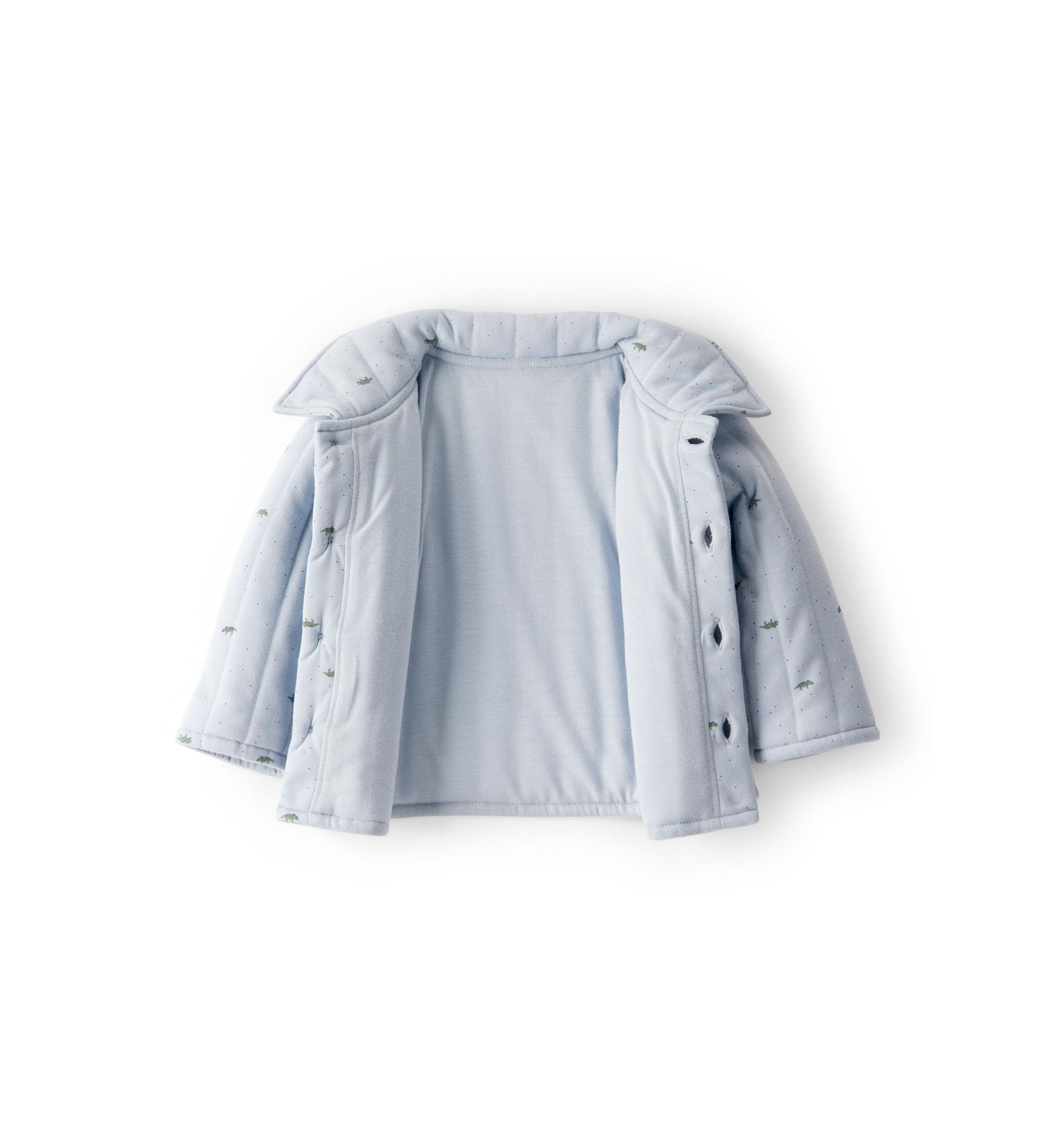 Baby Boys Dinosaur Quilted Cardigan