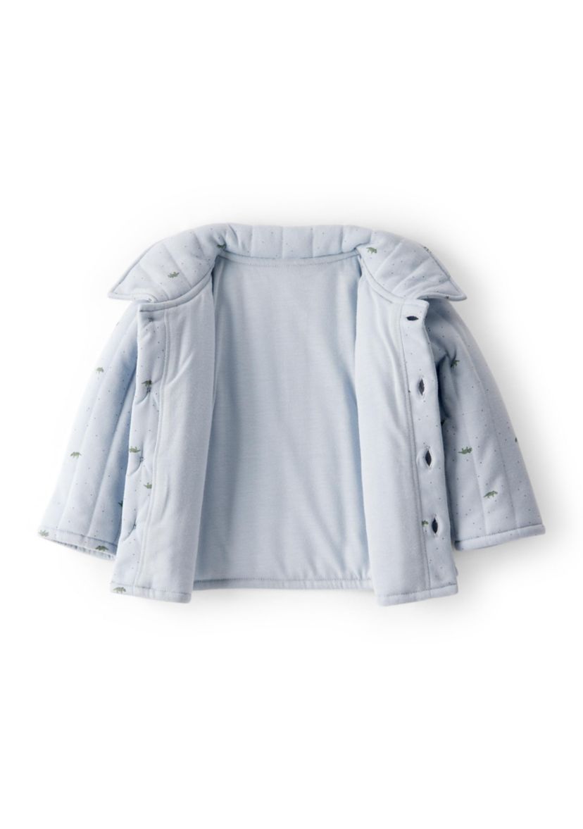 Baby Boys Dinosaur Quilted Cardigan