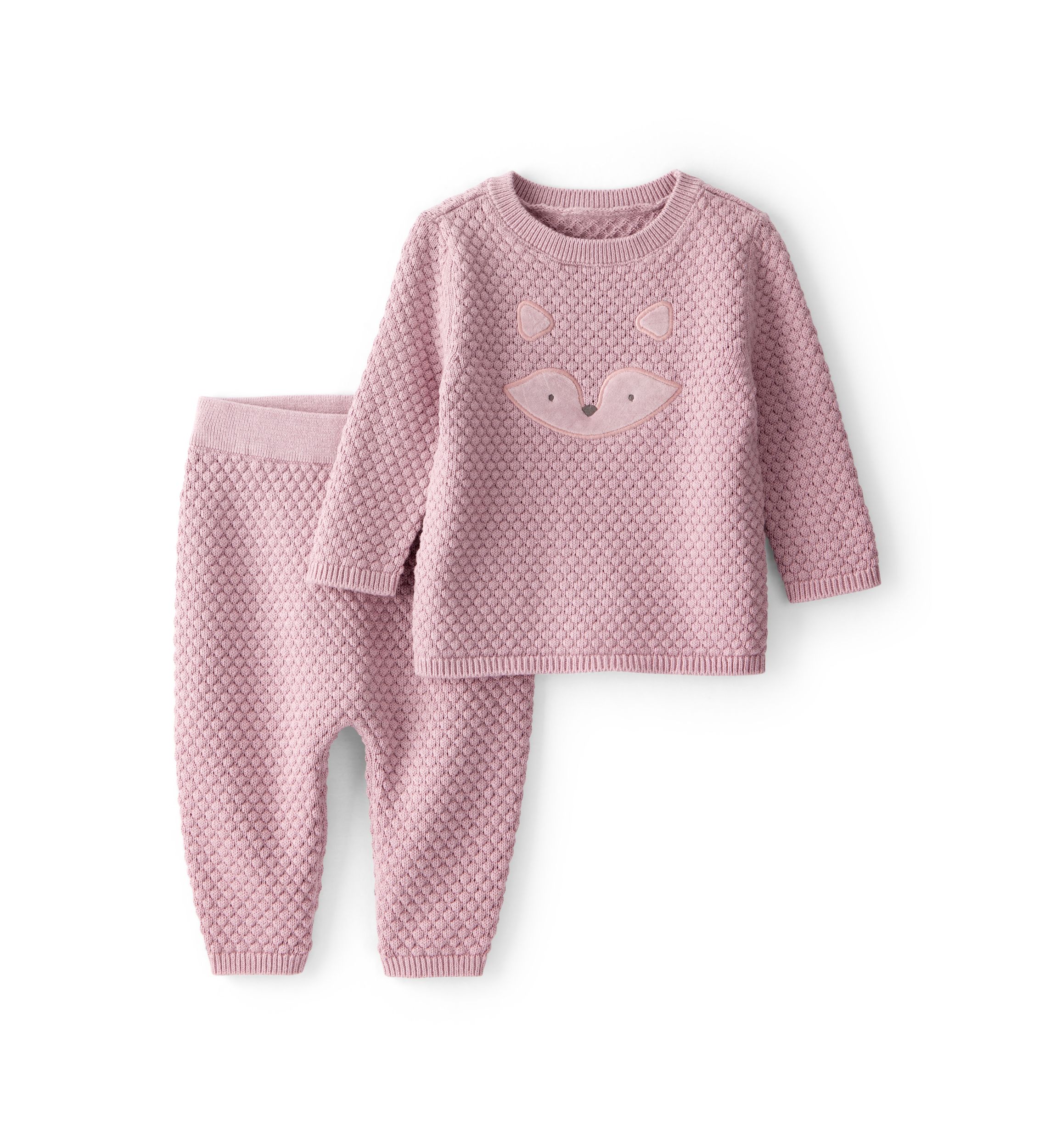 Baby Girls Fox Sweater and Pants Set