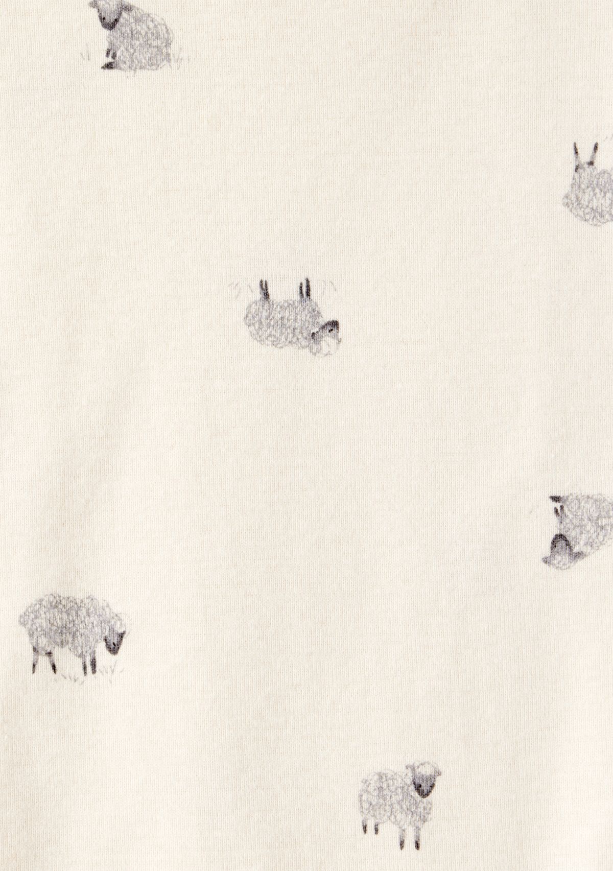 Baby Boys Sheep Printed Three Piece Bodysuit Set