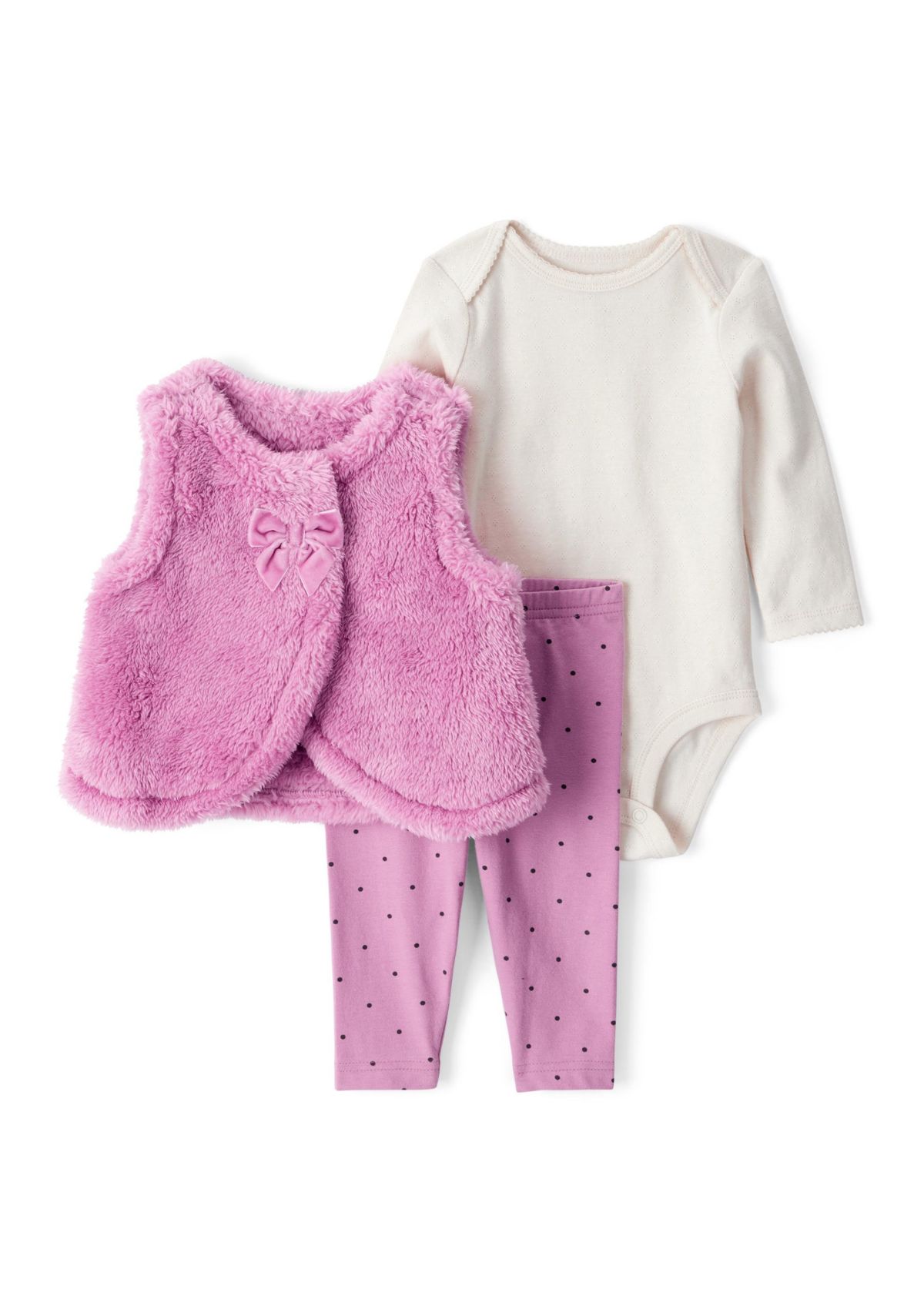 Baby Girls 3 Piece Vest Set
